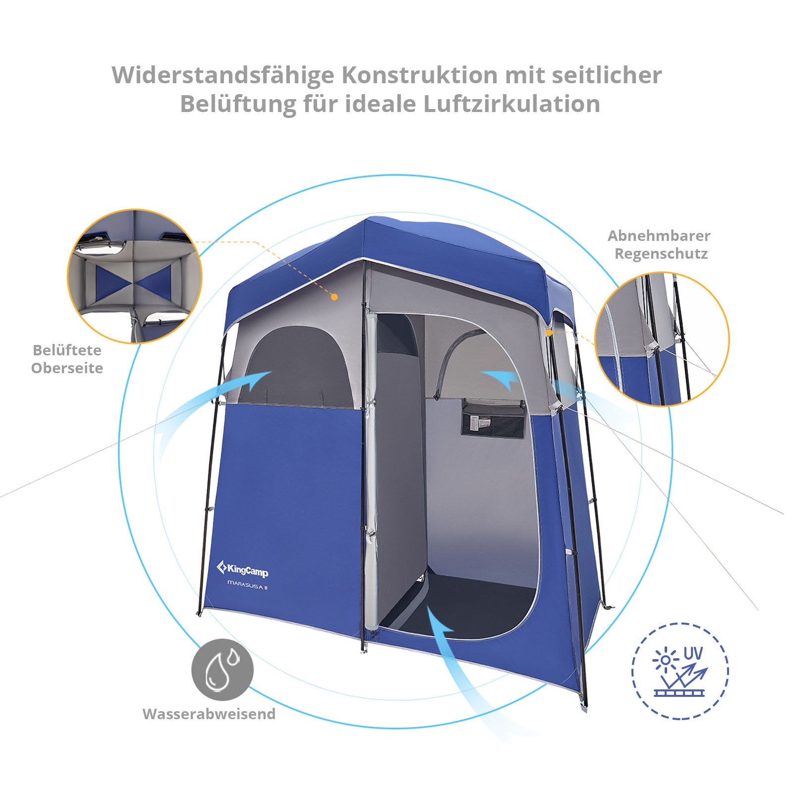 Shower tent Marasusa II