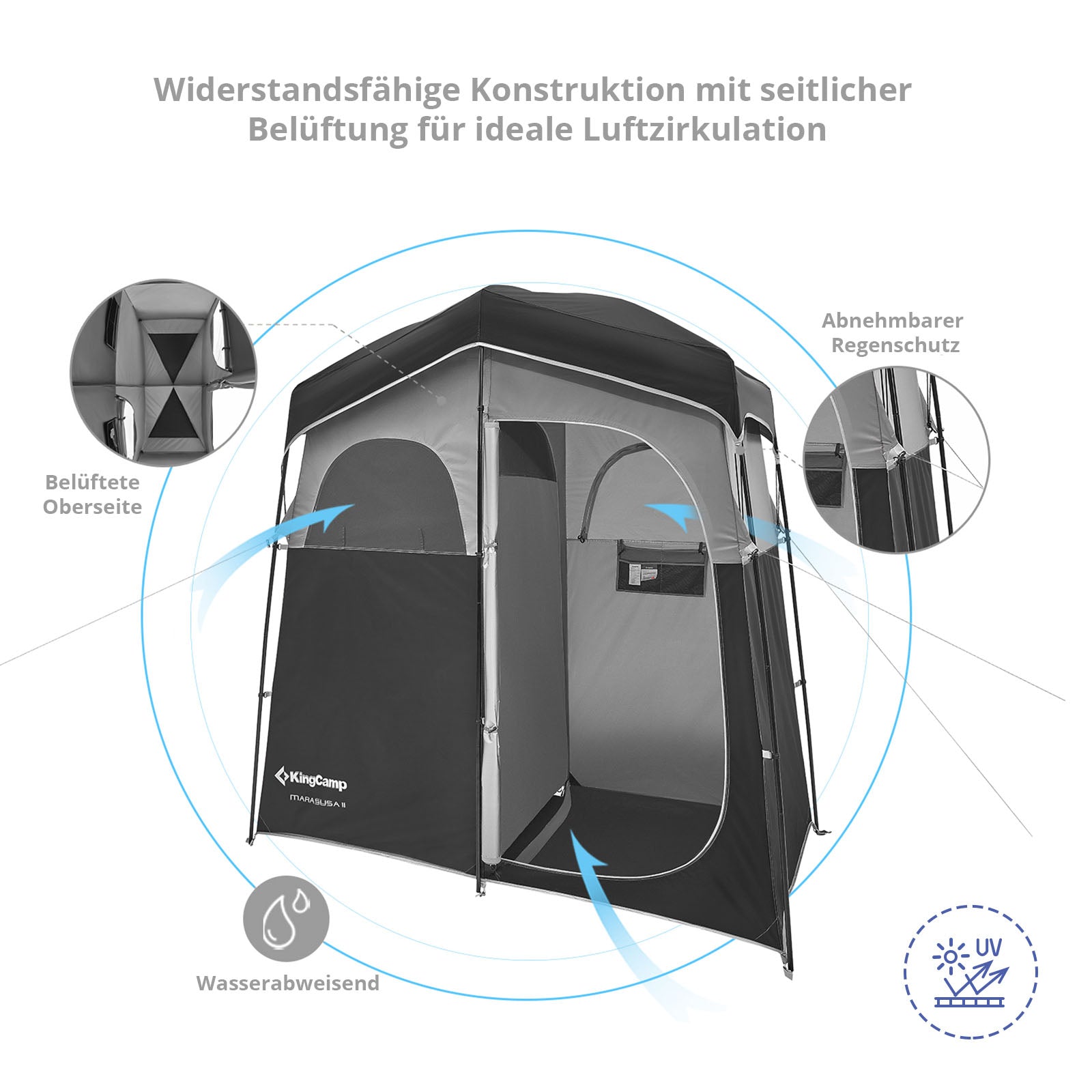 Duschzelt Marasusa II