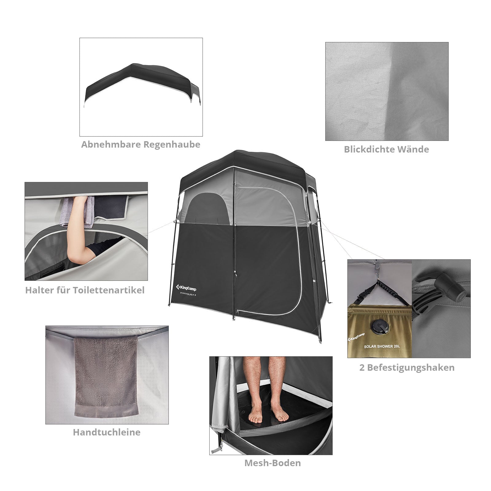 Shower tent Marasusa II