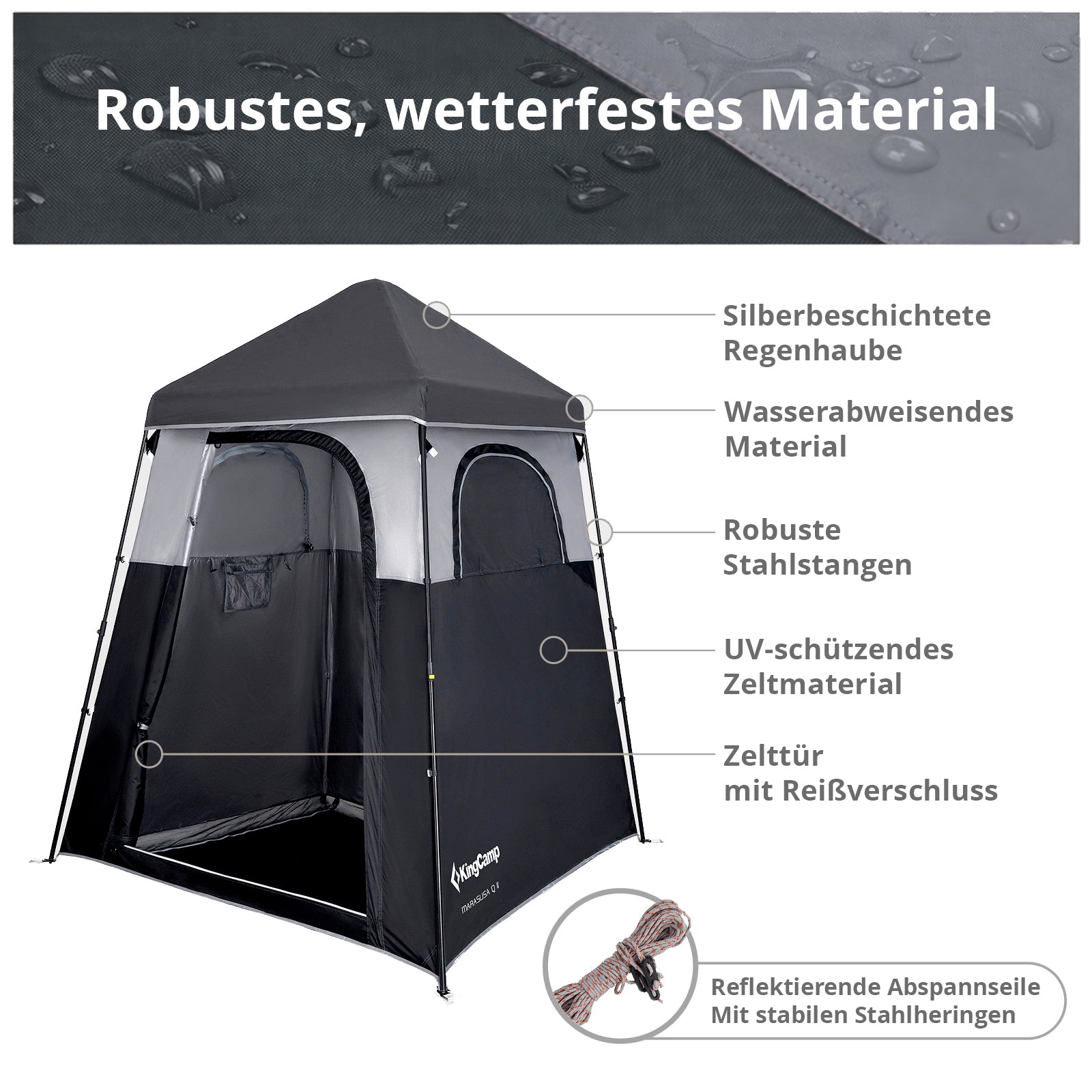 Duschzelt Marasusa Q