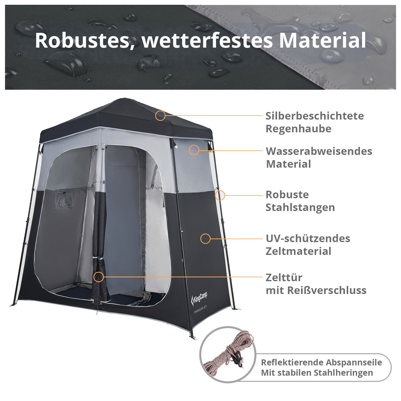 Duschzelt Marasusa Q Double