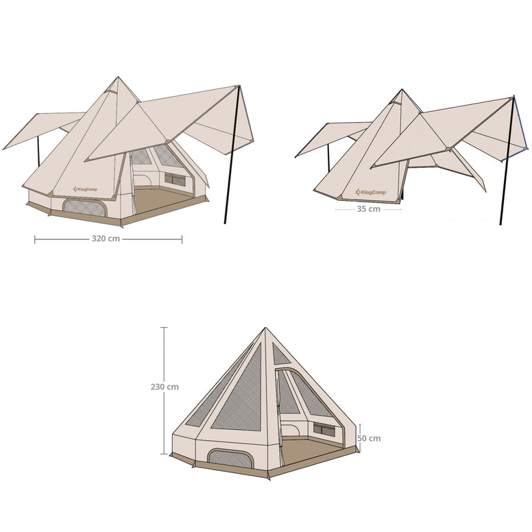 Tente Genghis 320 Light