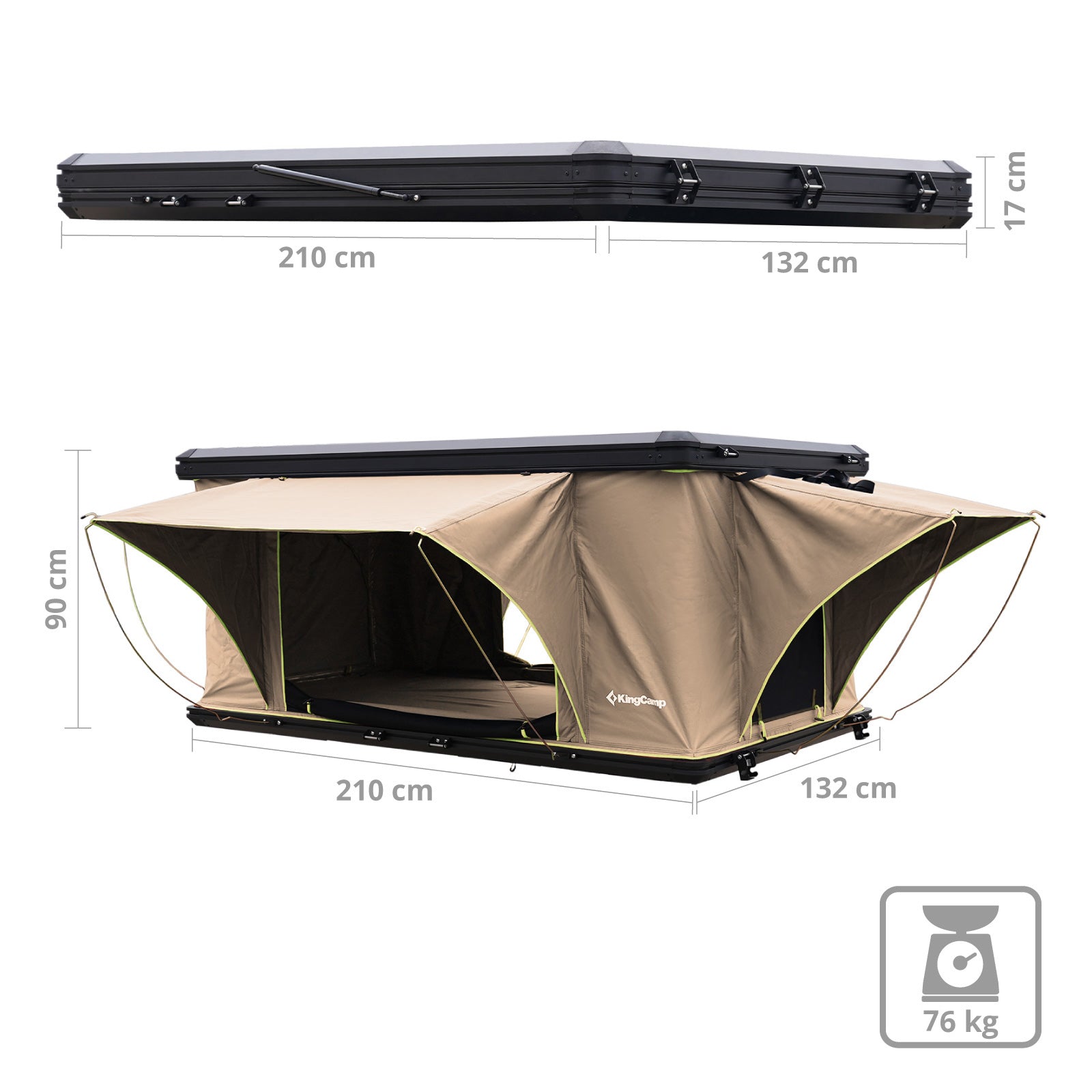 Boundless roof tent