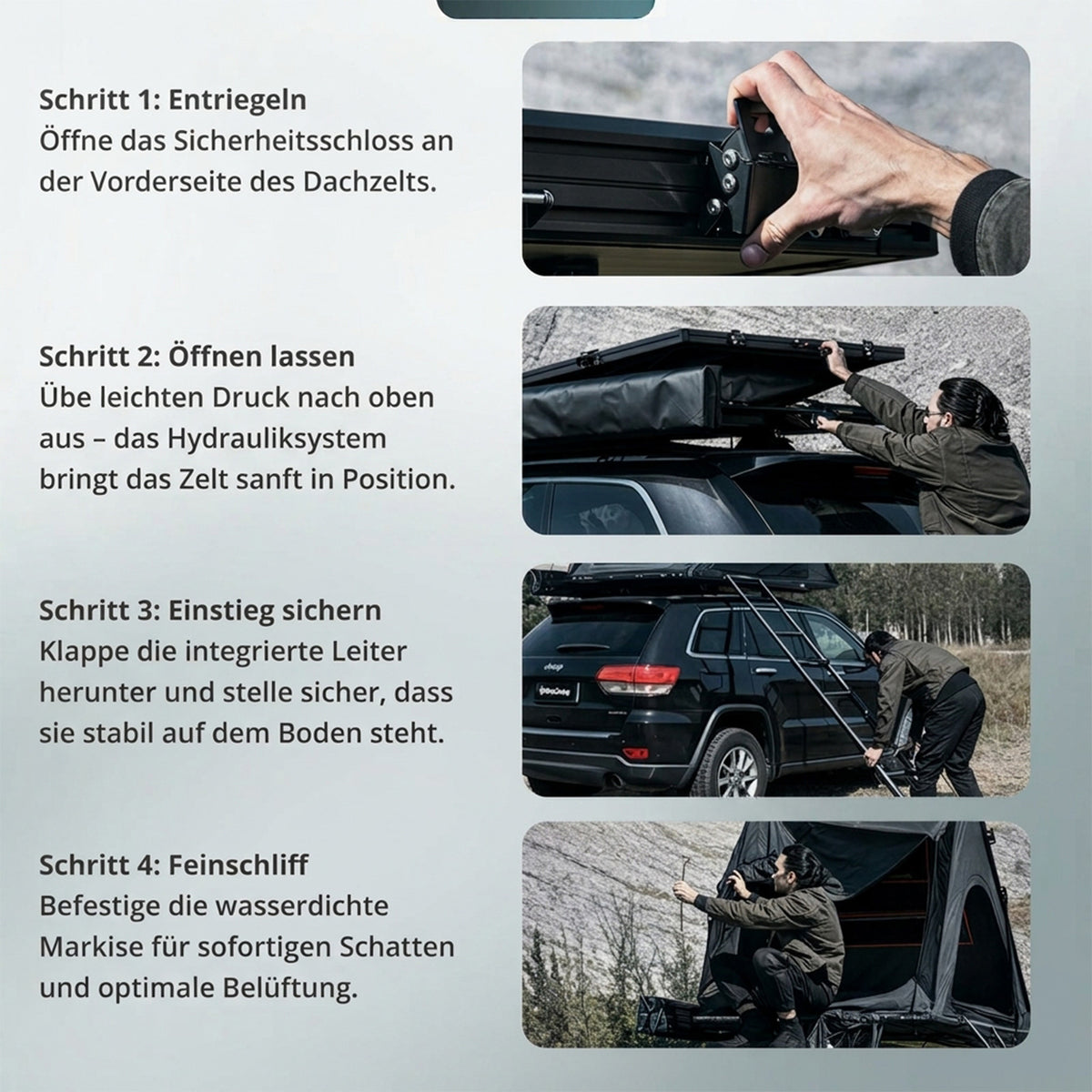 Dachzelt Open Road LW