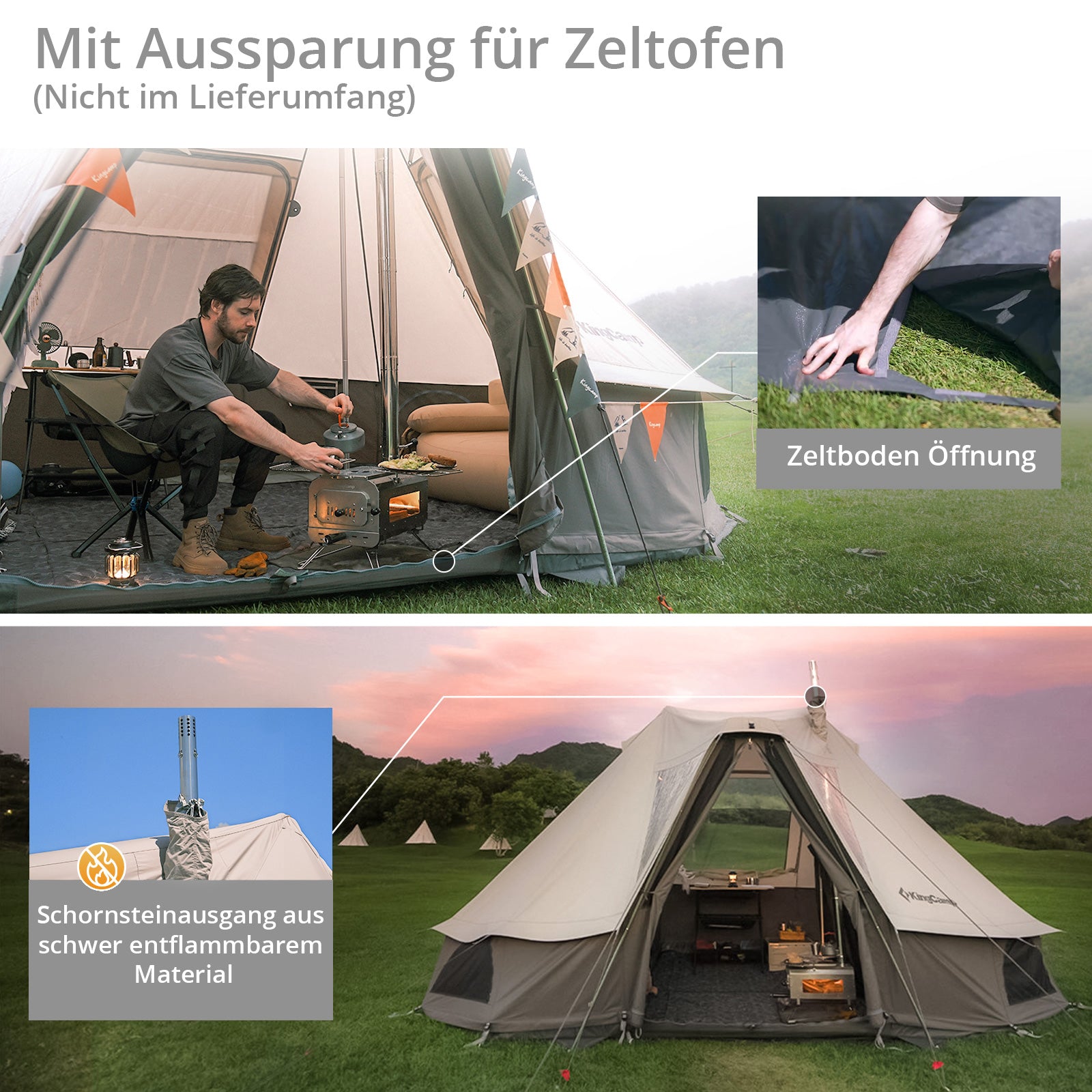 Katoenen tent Khan Villa