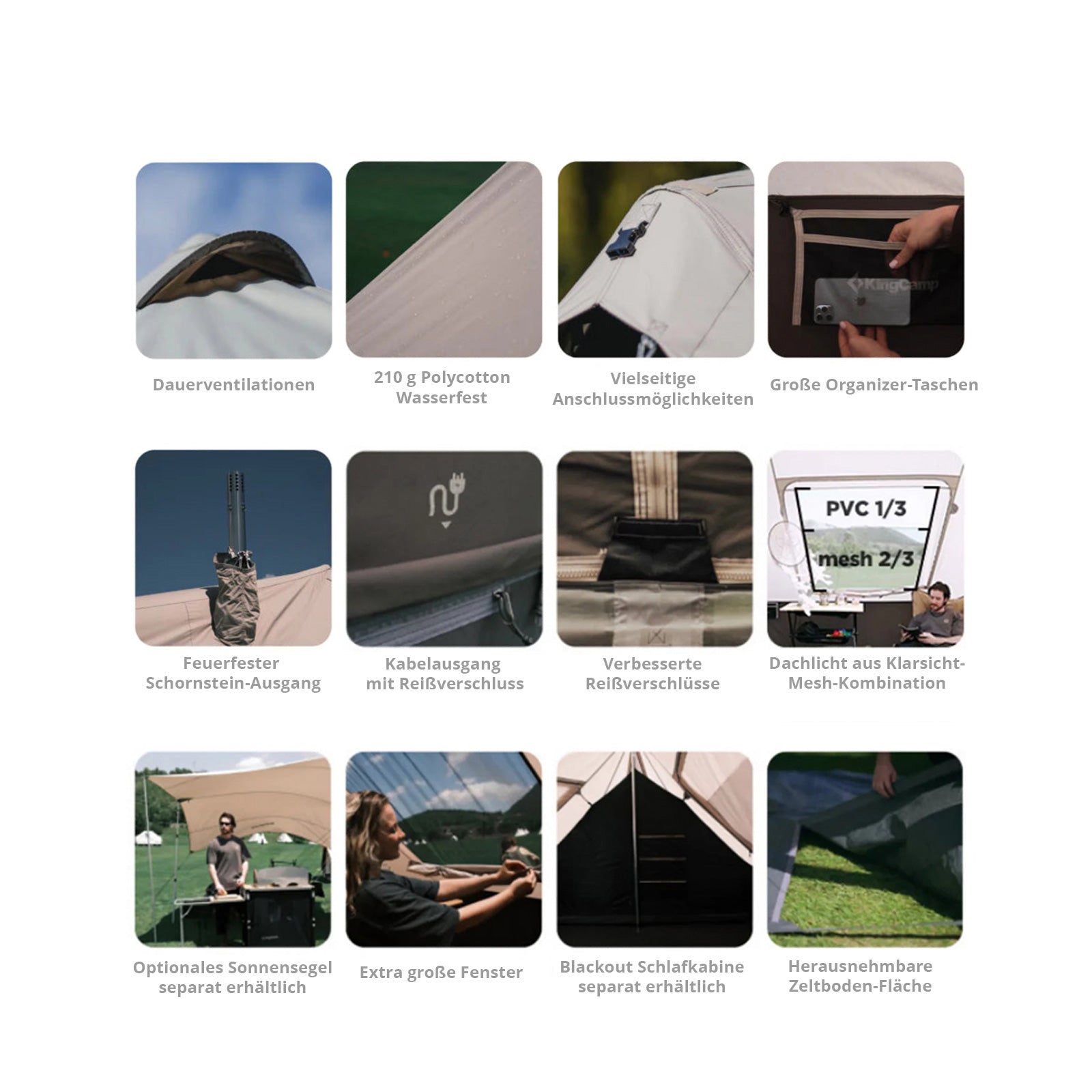 Tente en coton Khan Villa