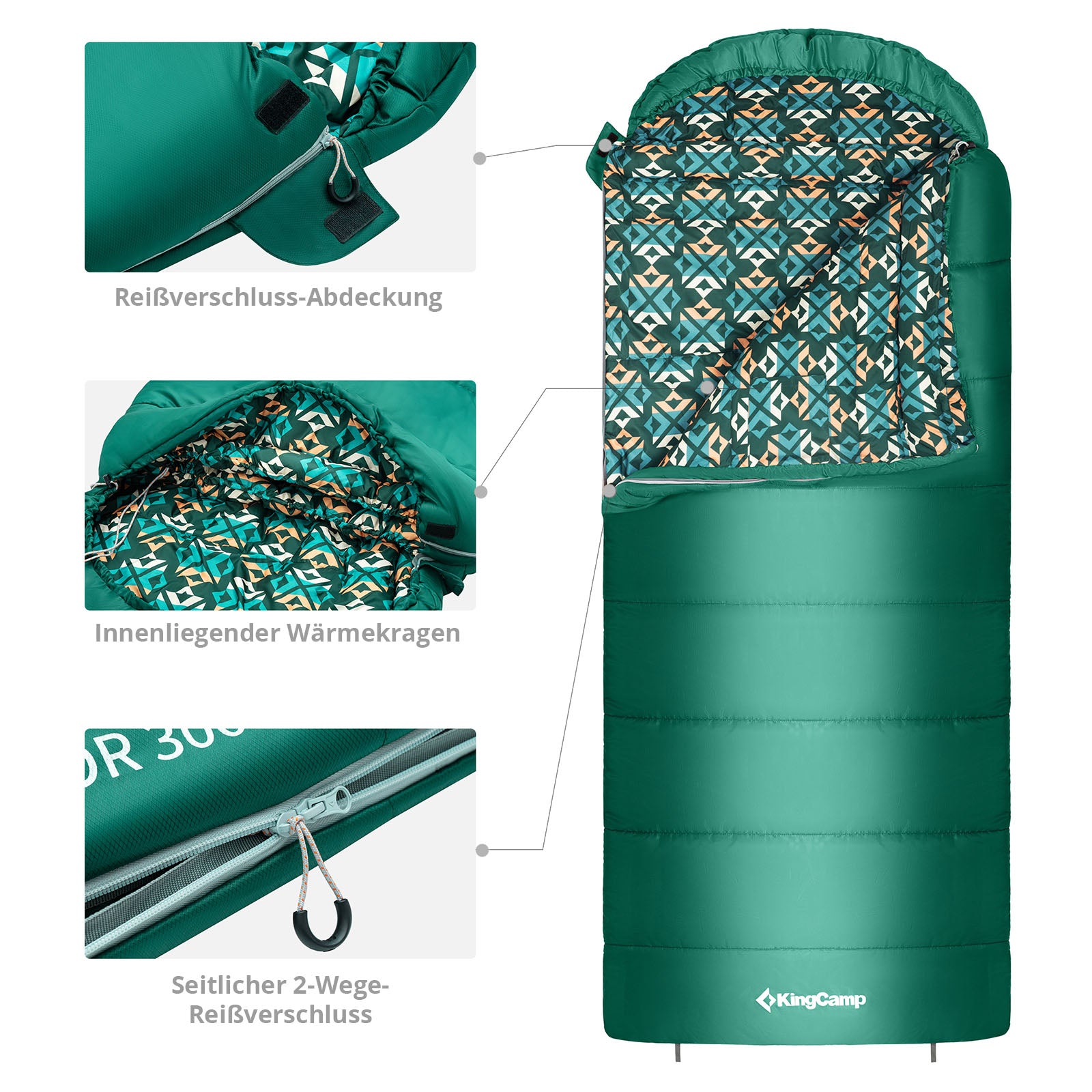 Mumienschlafsack Superior 300 XL