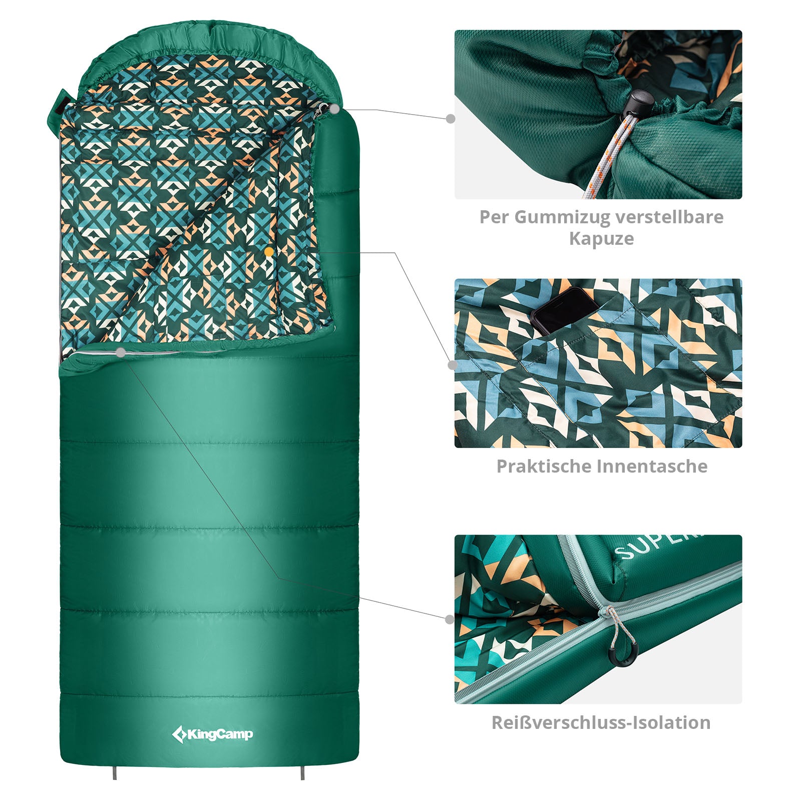 Mumienschlafsack Superior 300 XL