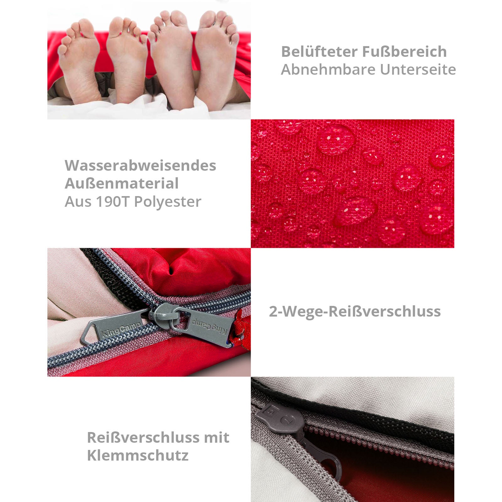 Doppelschlafsack Decke Oxygen 250D