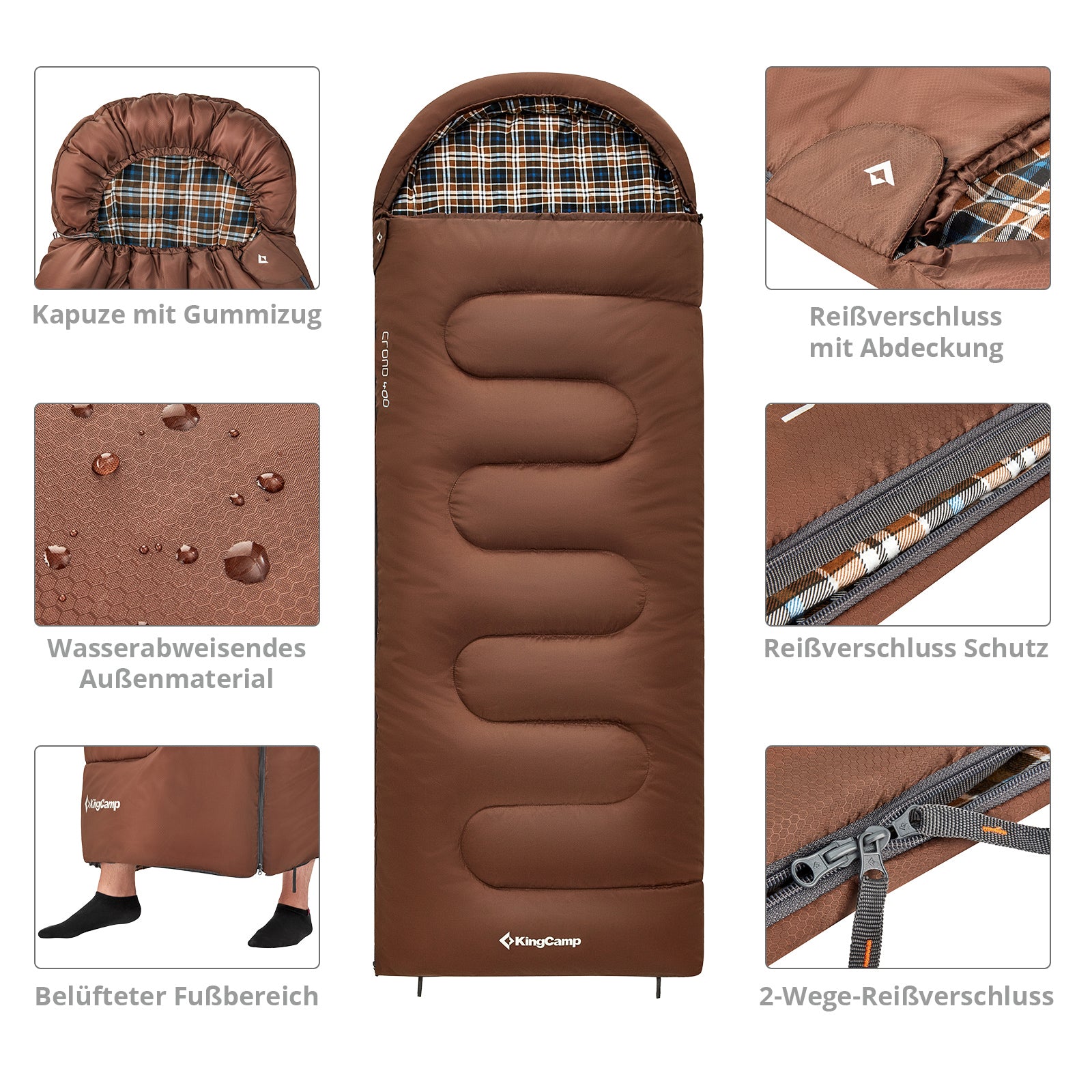 Deckenschlafsack Cloud 400