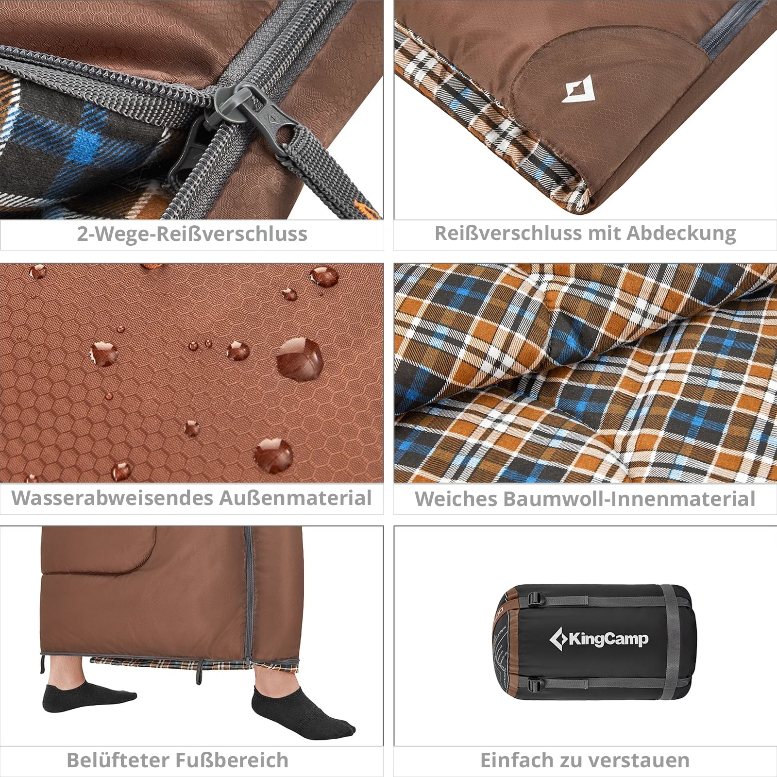 Deckenschlafsack Snowflake 400