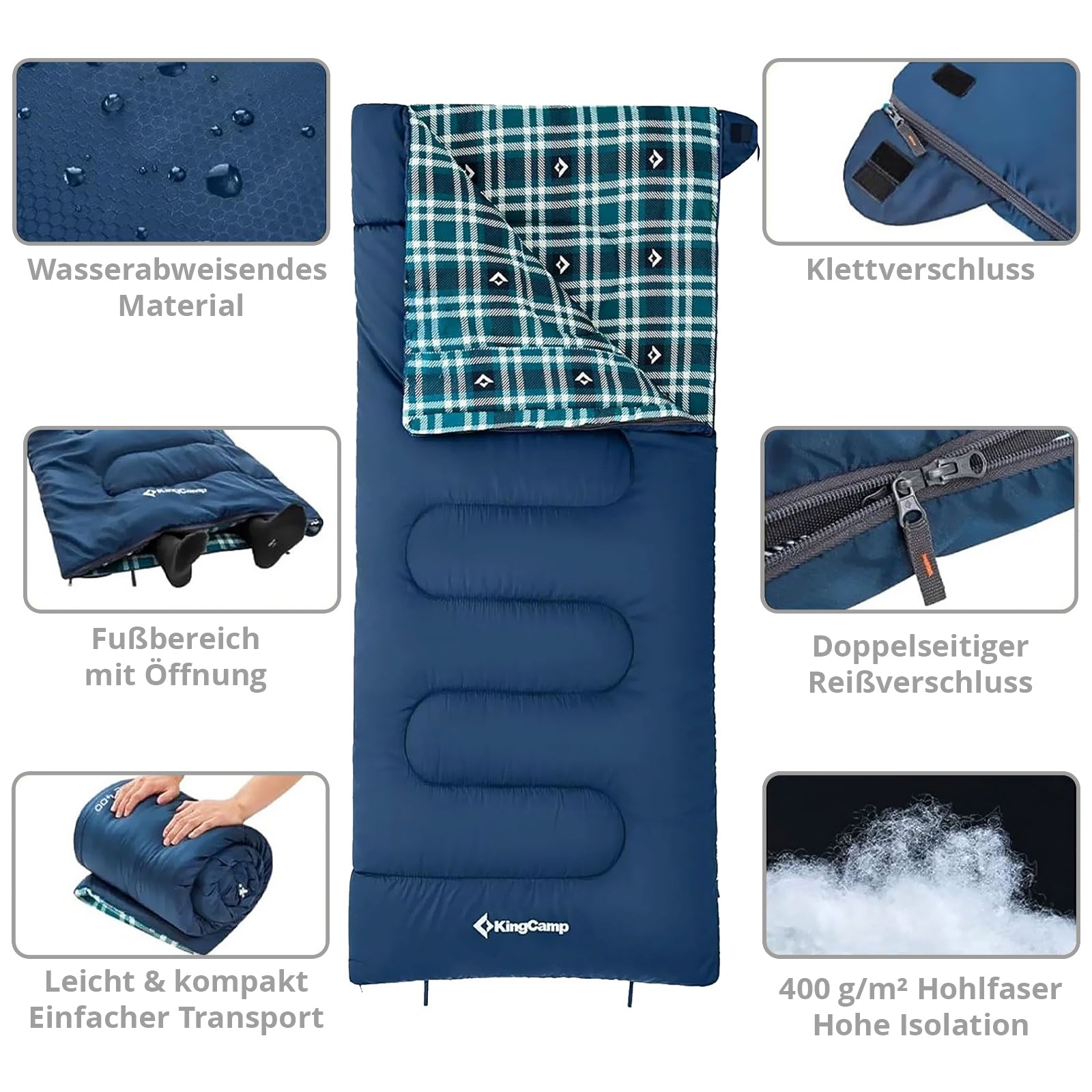 Deckenschlafsack Snowflake 400
