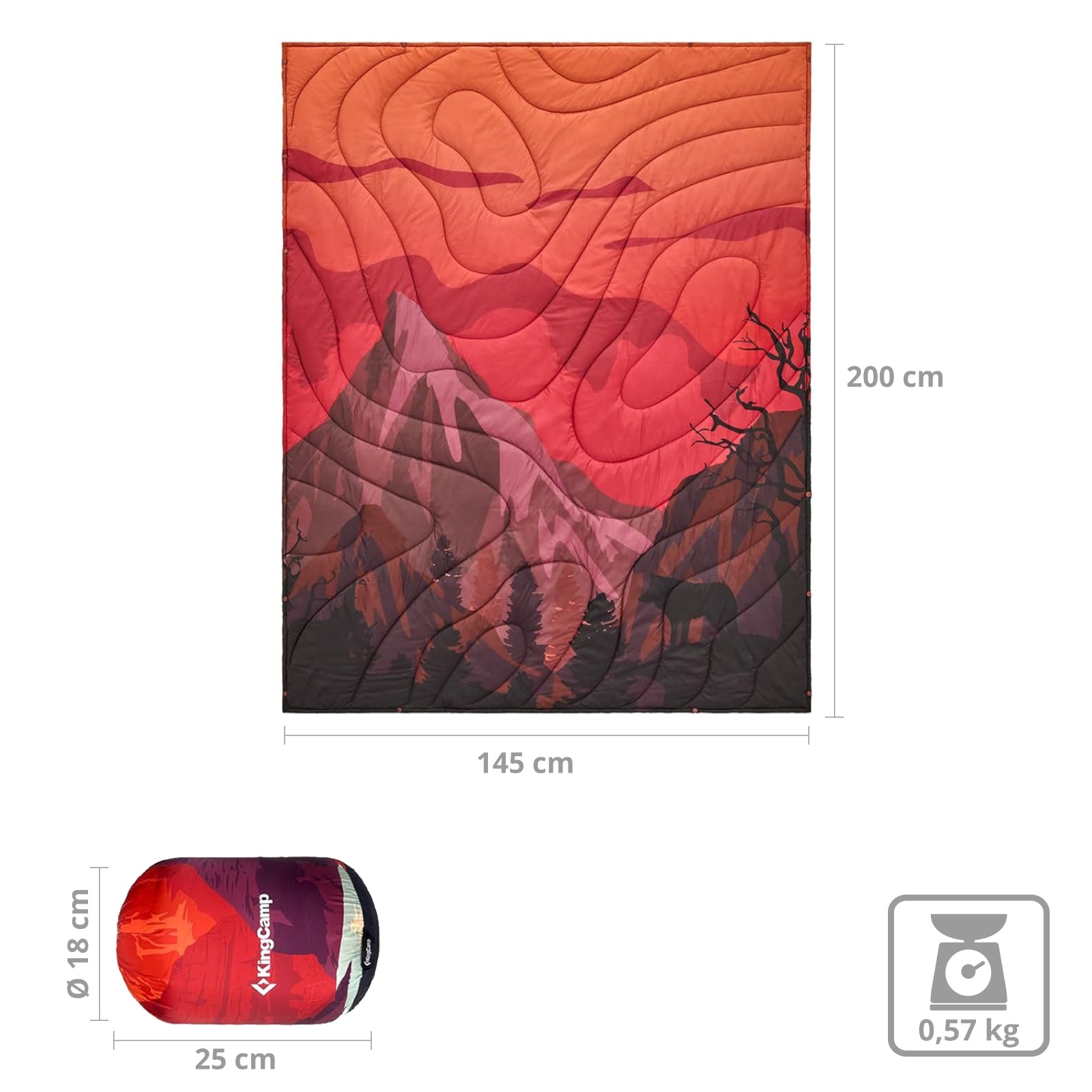 Woodville XL blanket