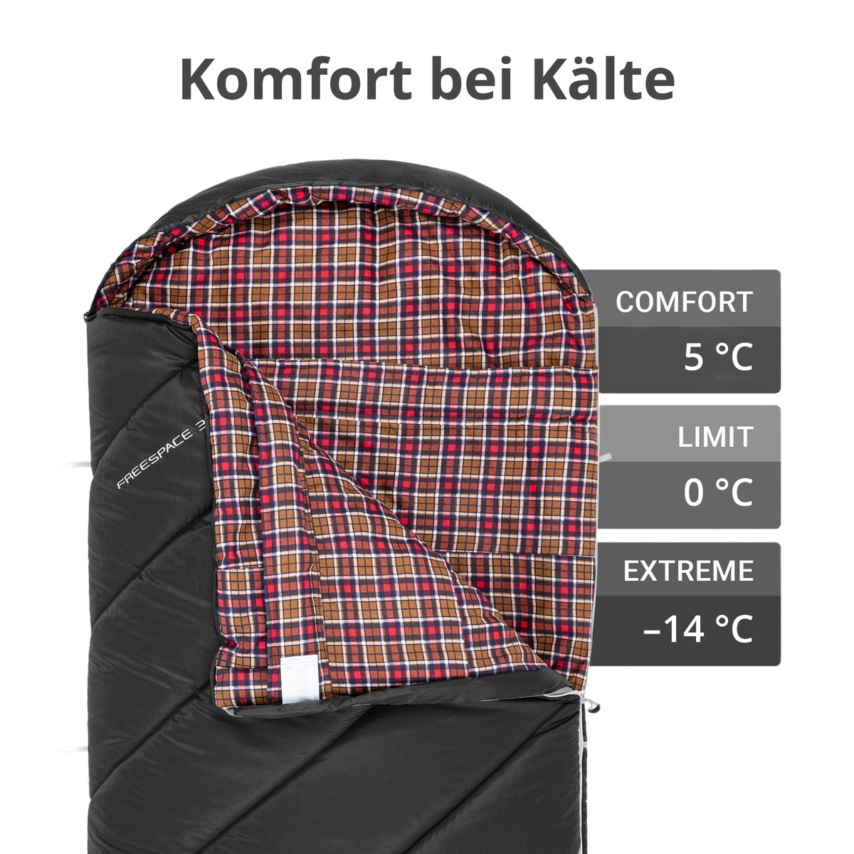 Deckenschlafsack Freespace 350