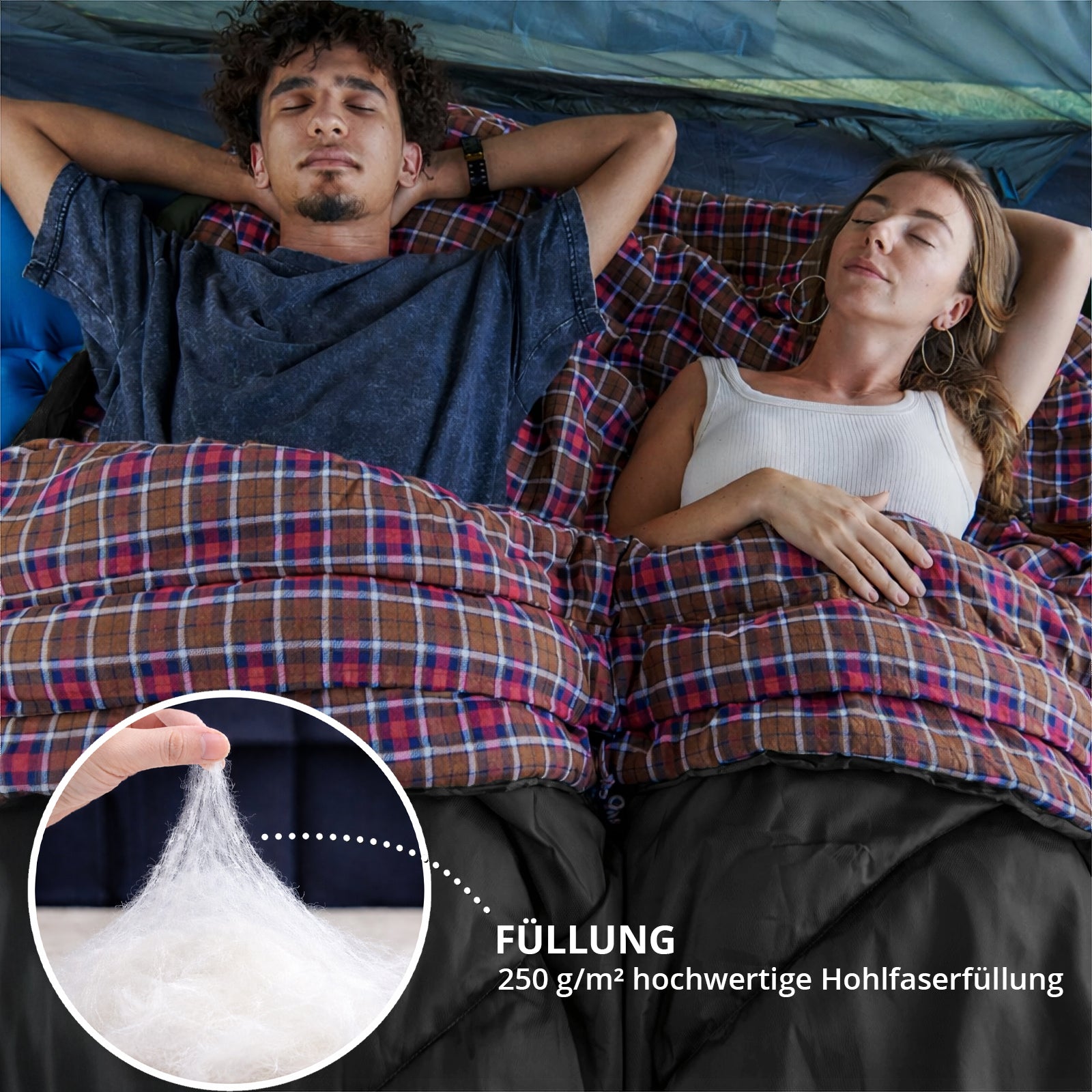 Deckenschlafsack Freespace Double