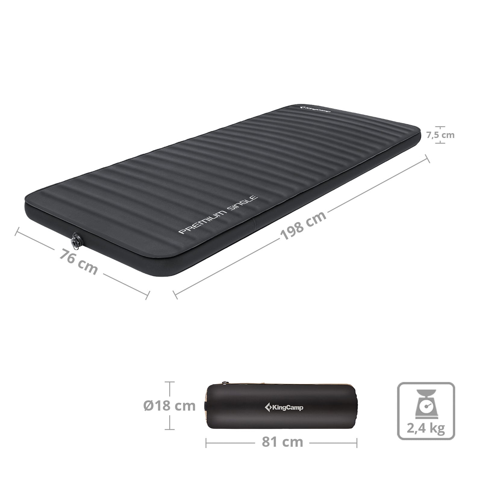 Luftbett Premium Single