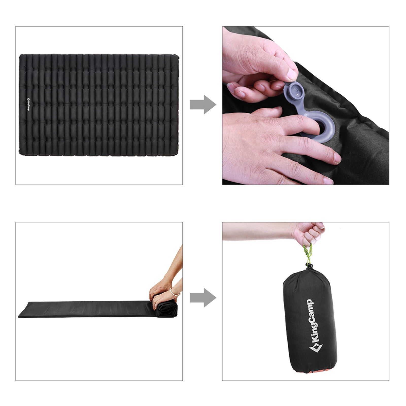 Matelas de couchage double super confort