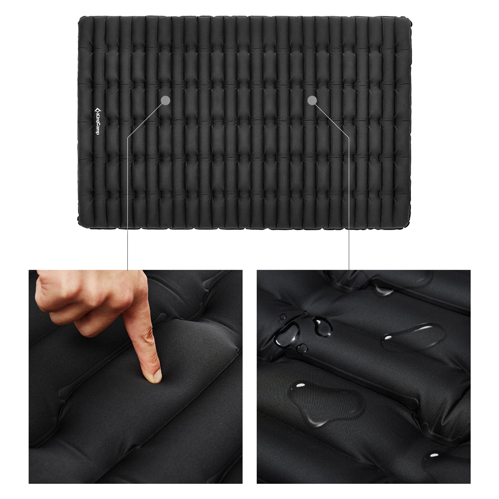 Matelas de couchage double super confort