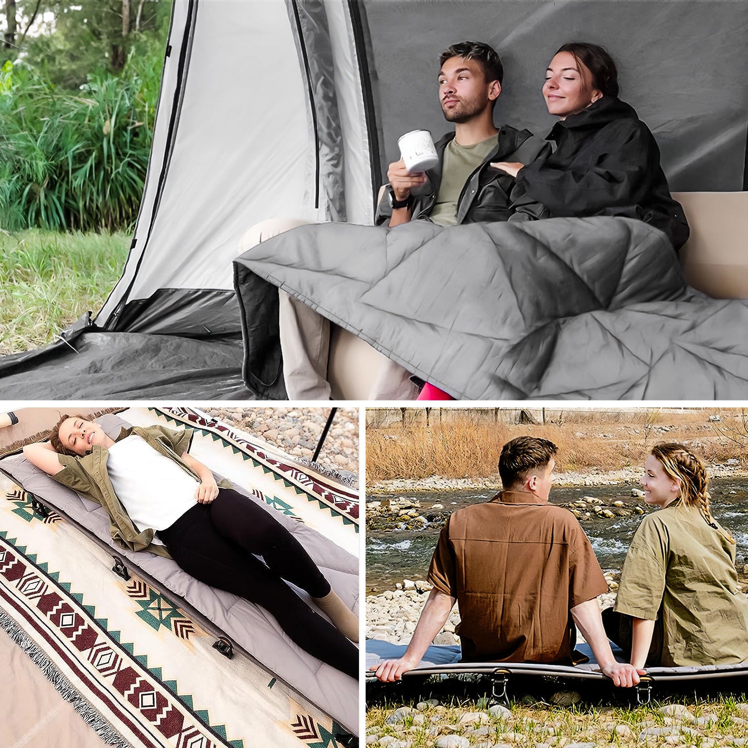 Feldbett-Auflage Camp Pad Deluxe