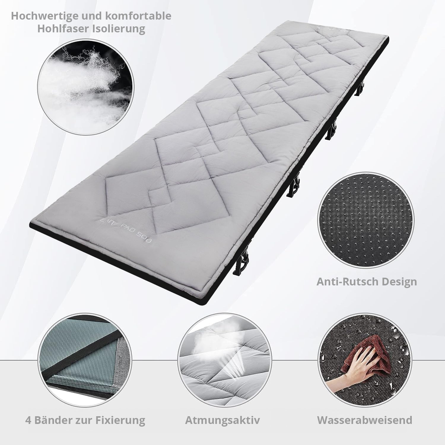 Feldbett-Auflage Camp Pad M