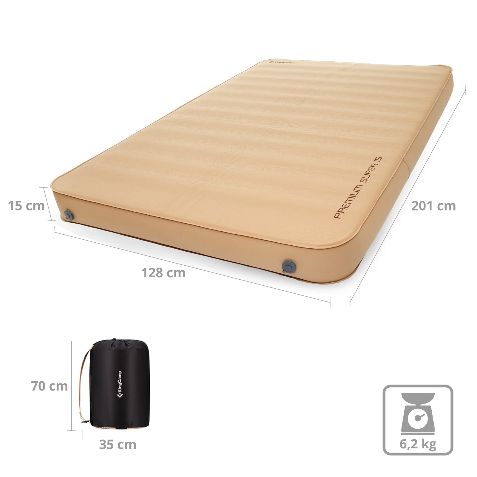 Luftbett Premium Deluxe