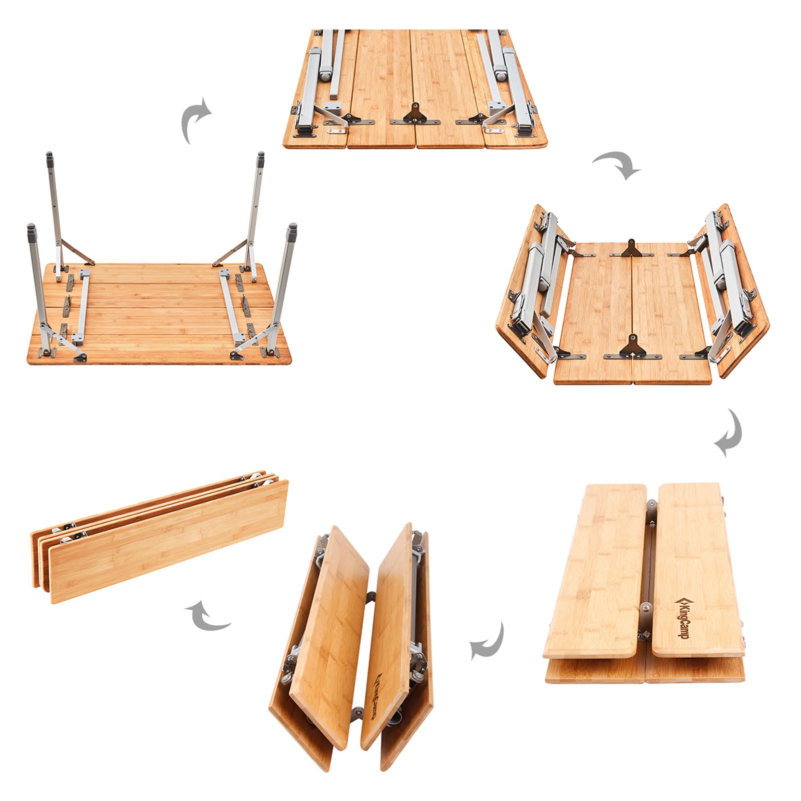 Folding table Bamboo Table L