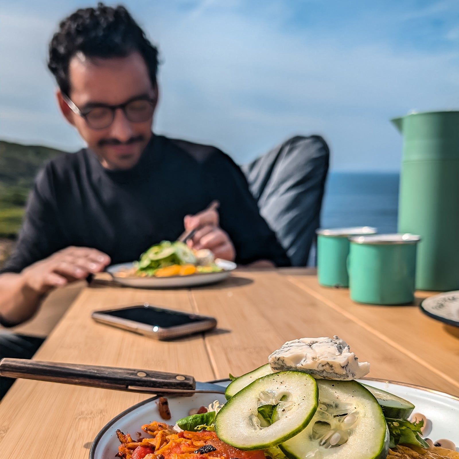 Folding table Bamboo Table L plus