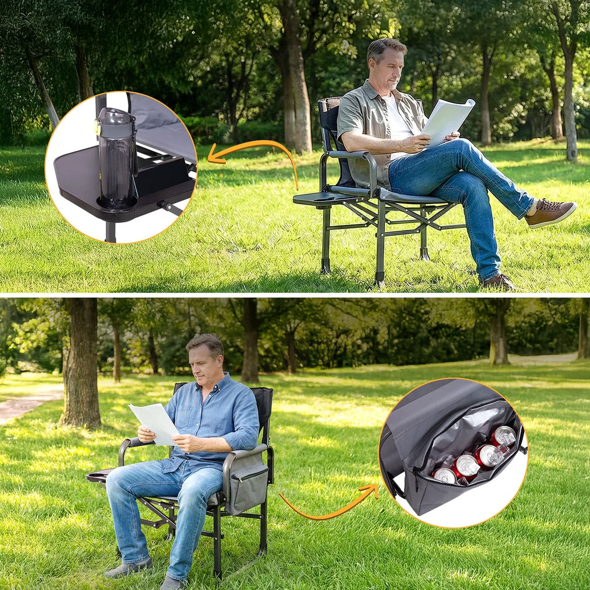 Campingstuhl Portable Director Chair Deluxe