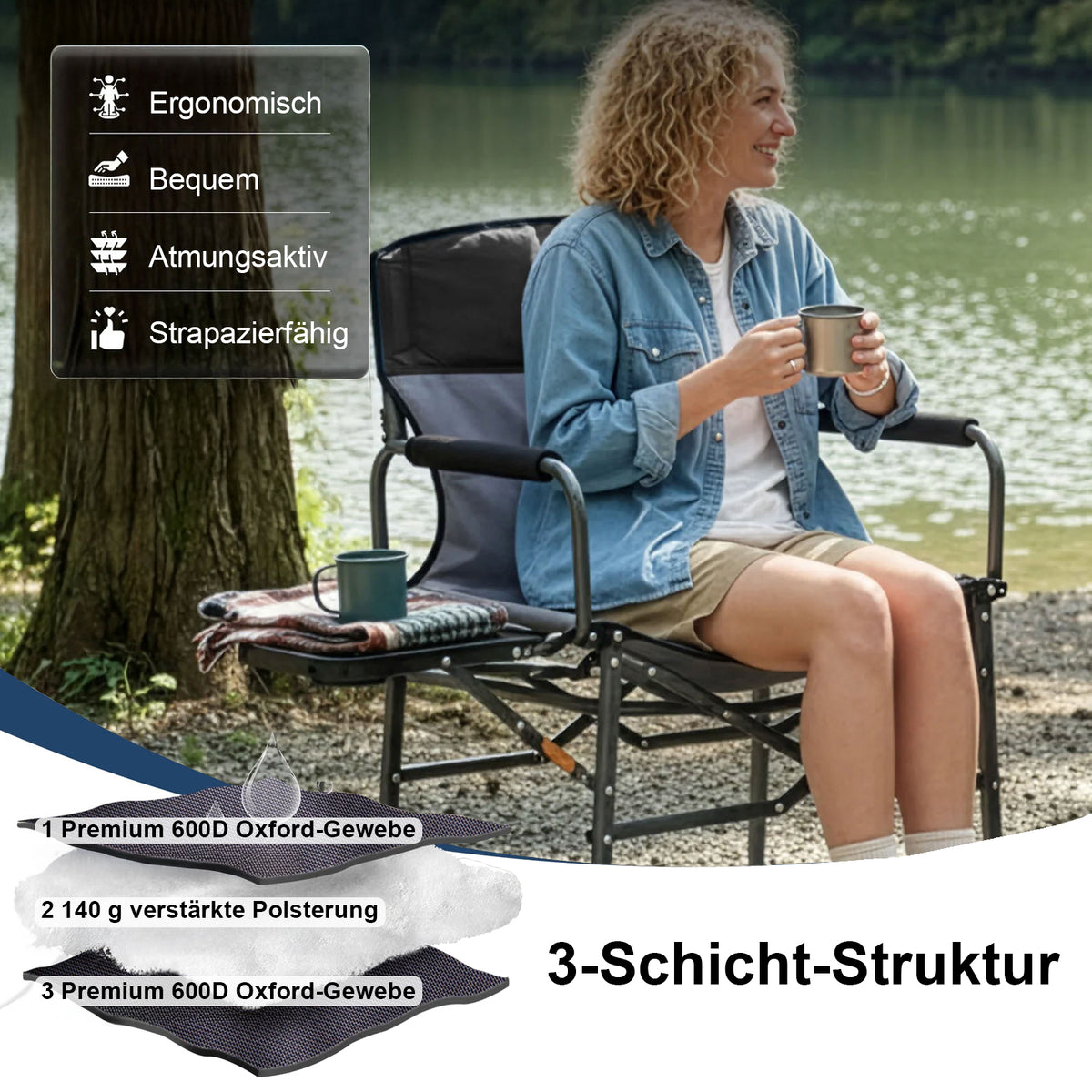 Campingstuhl Portable Director Chair II