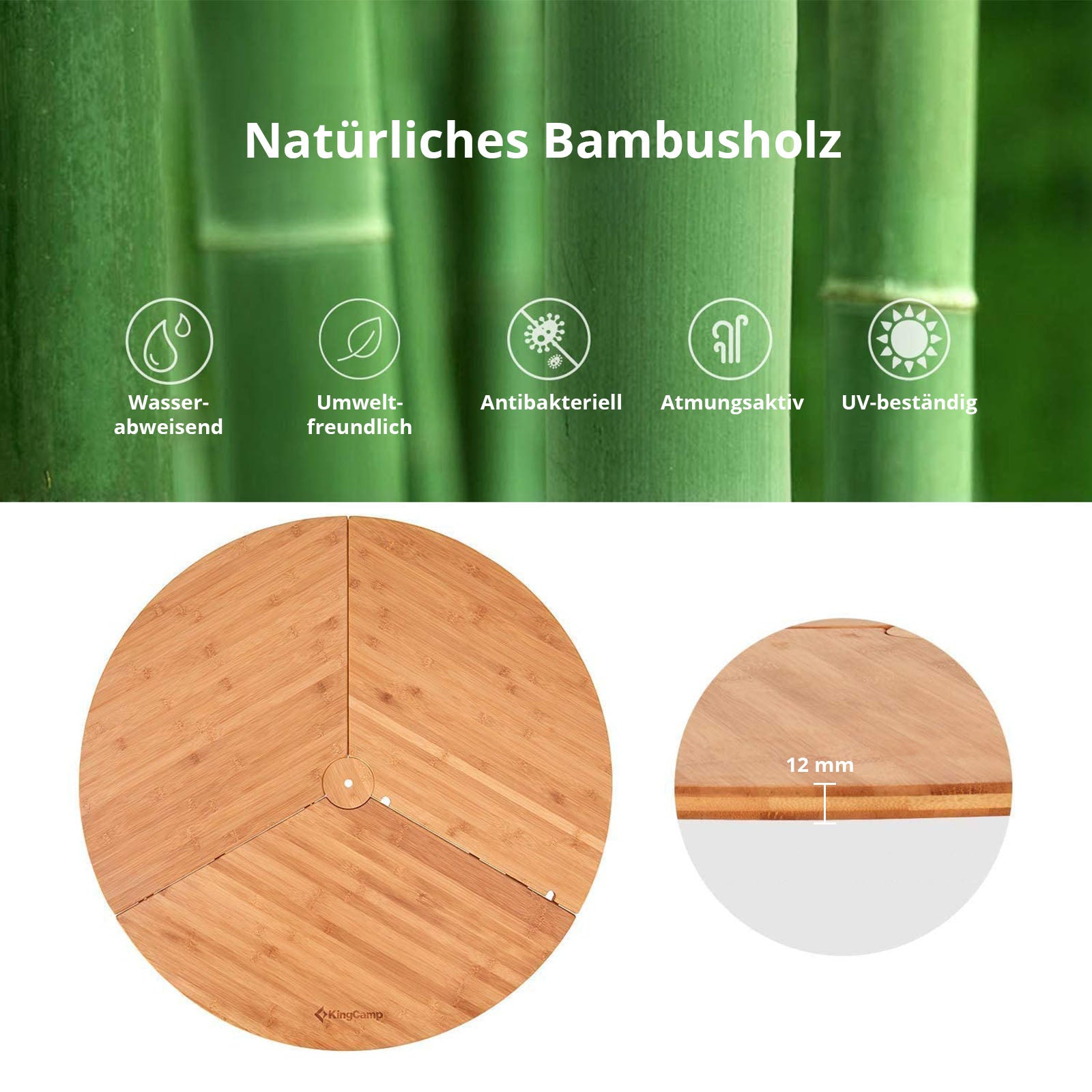 Folding table Bamboo Table