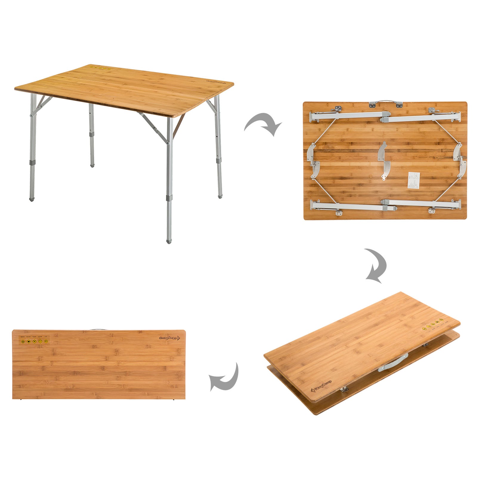 KingCamp Bamboo Family Table