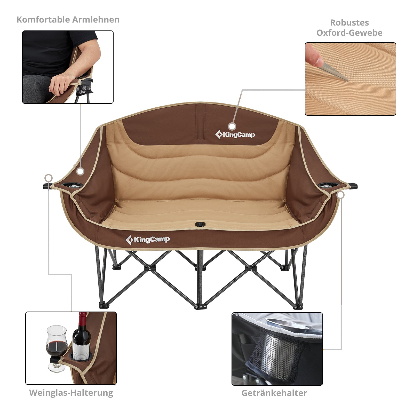 Campingstuhl Duo Deluxe