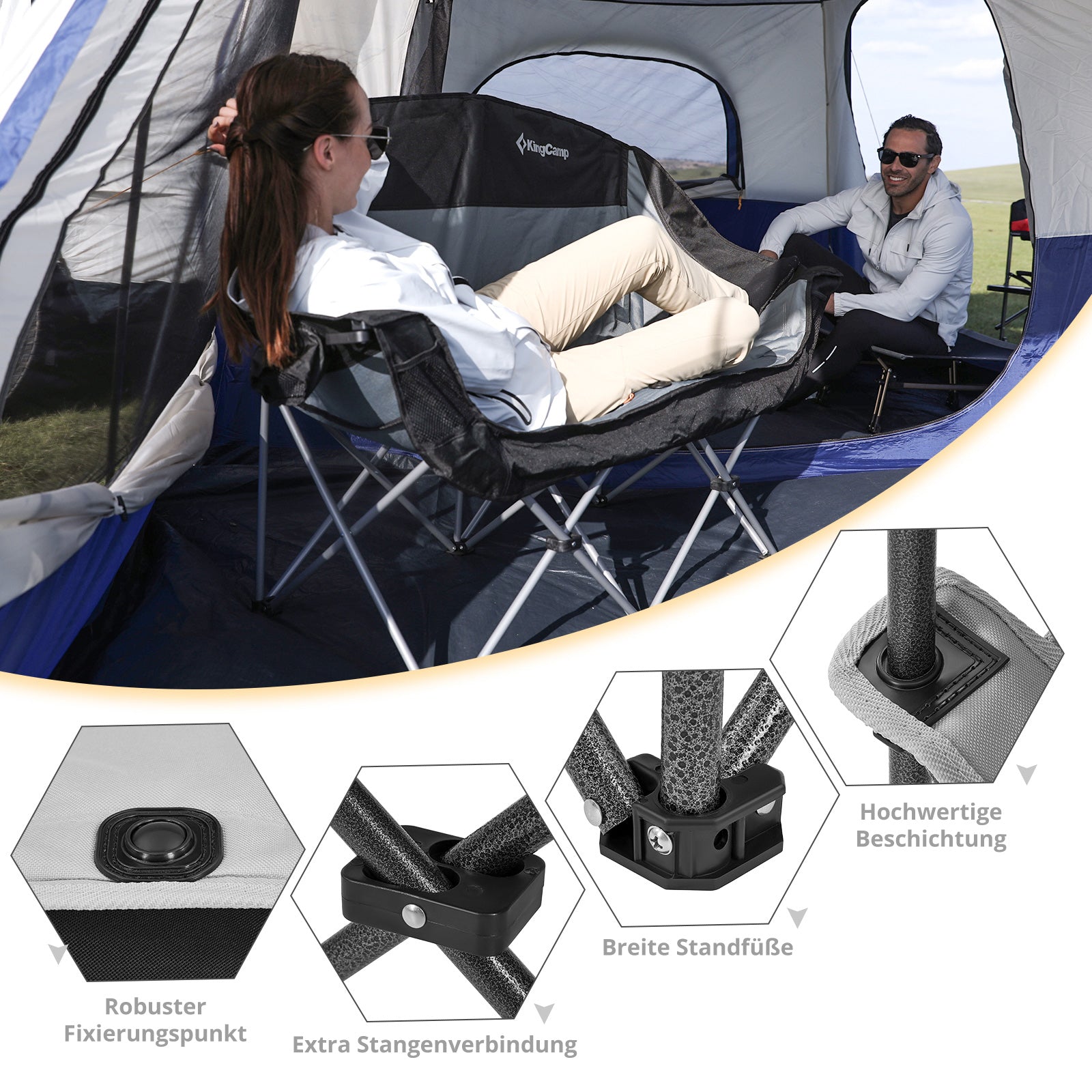 Camping chair Duo Deluxe
