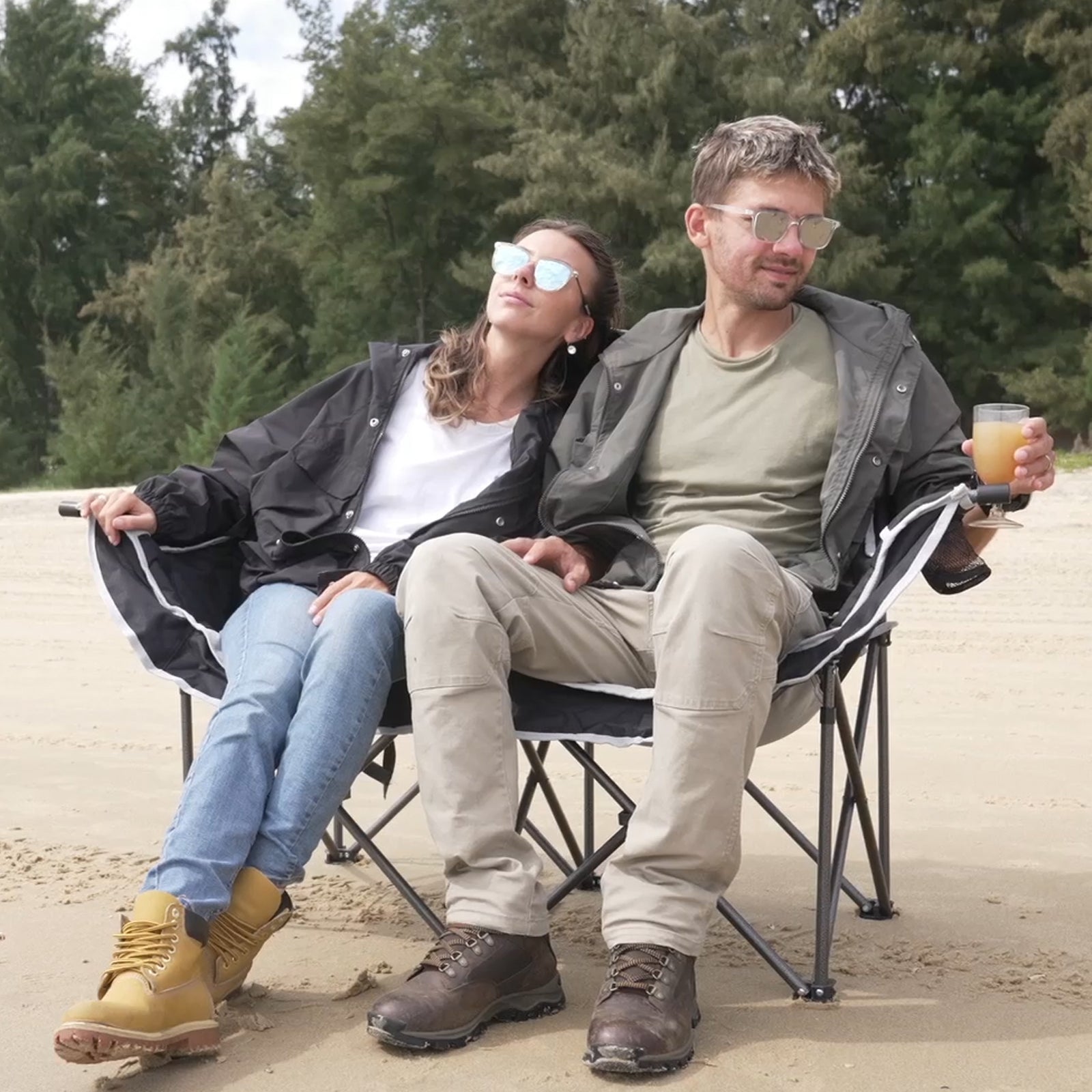 Chaise de camping Duo Deluxe