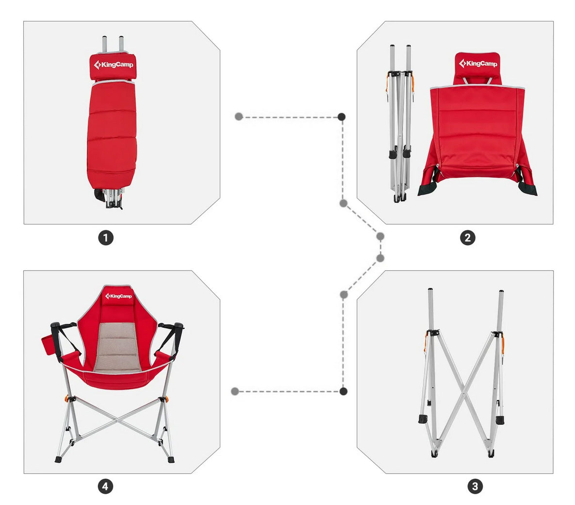 Campingstuhl Orchid Rocking Chair