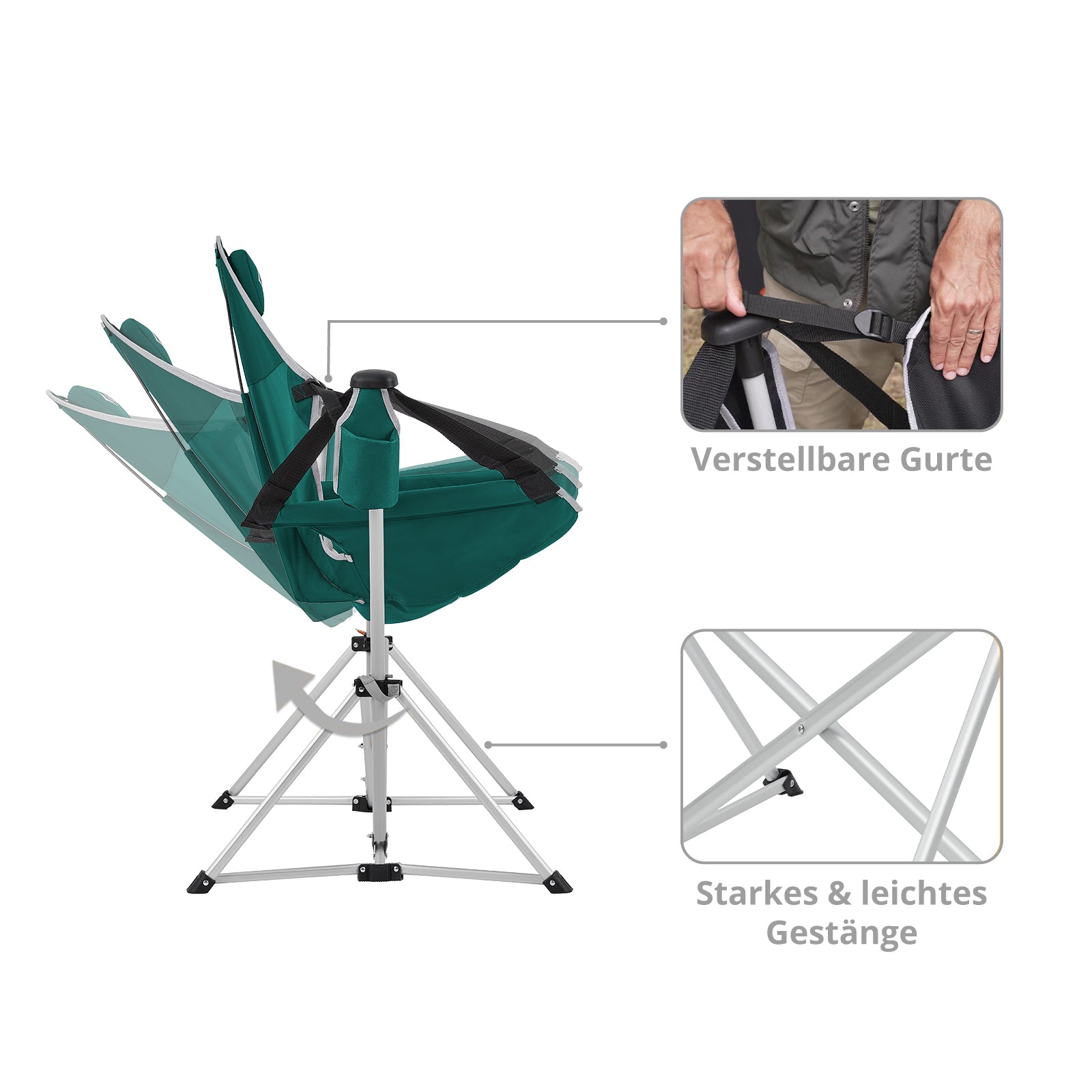 Campingstuhl Orchid Rocking Chair