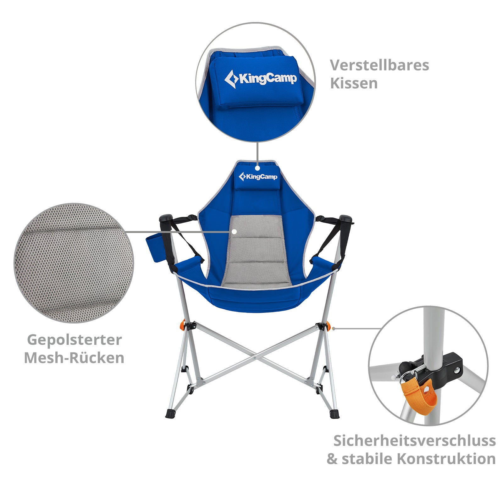 Campingstuhl Orchid Rocking Chair