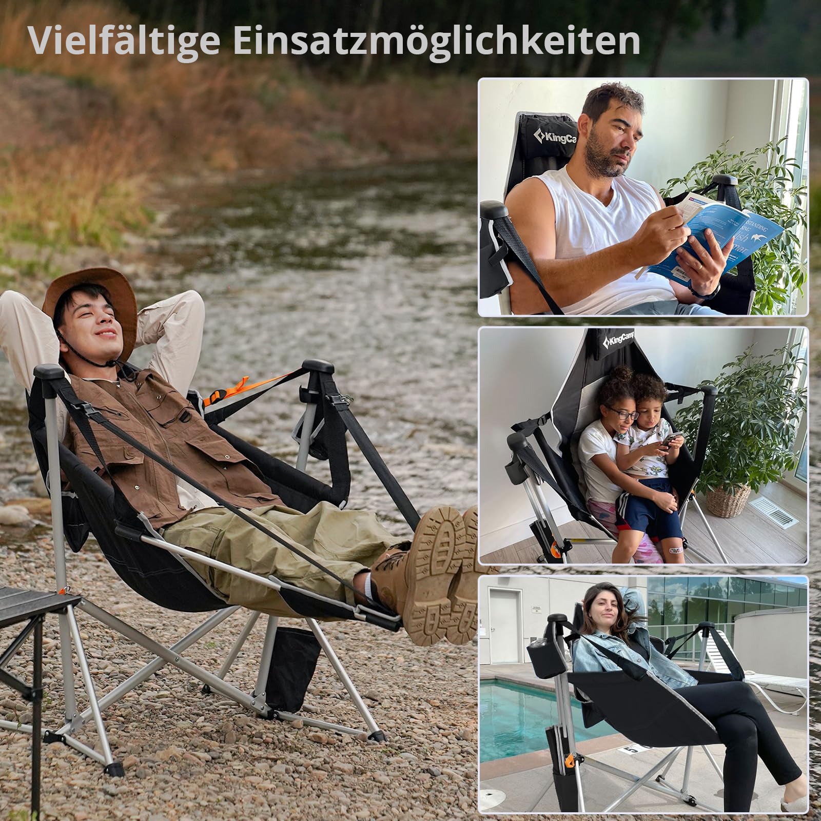 Chaise de camping Orchid Rocking Chair Deluxe