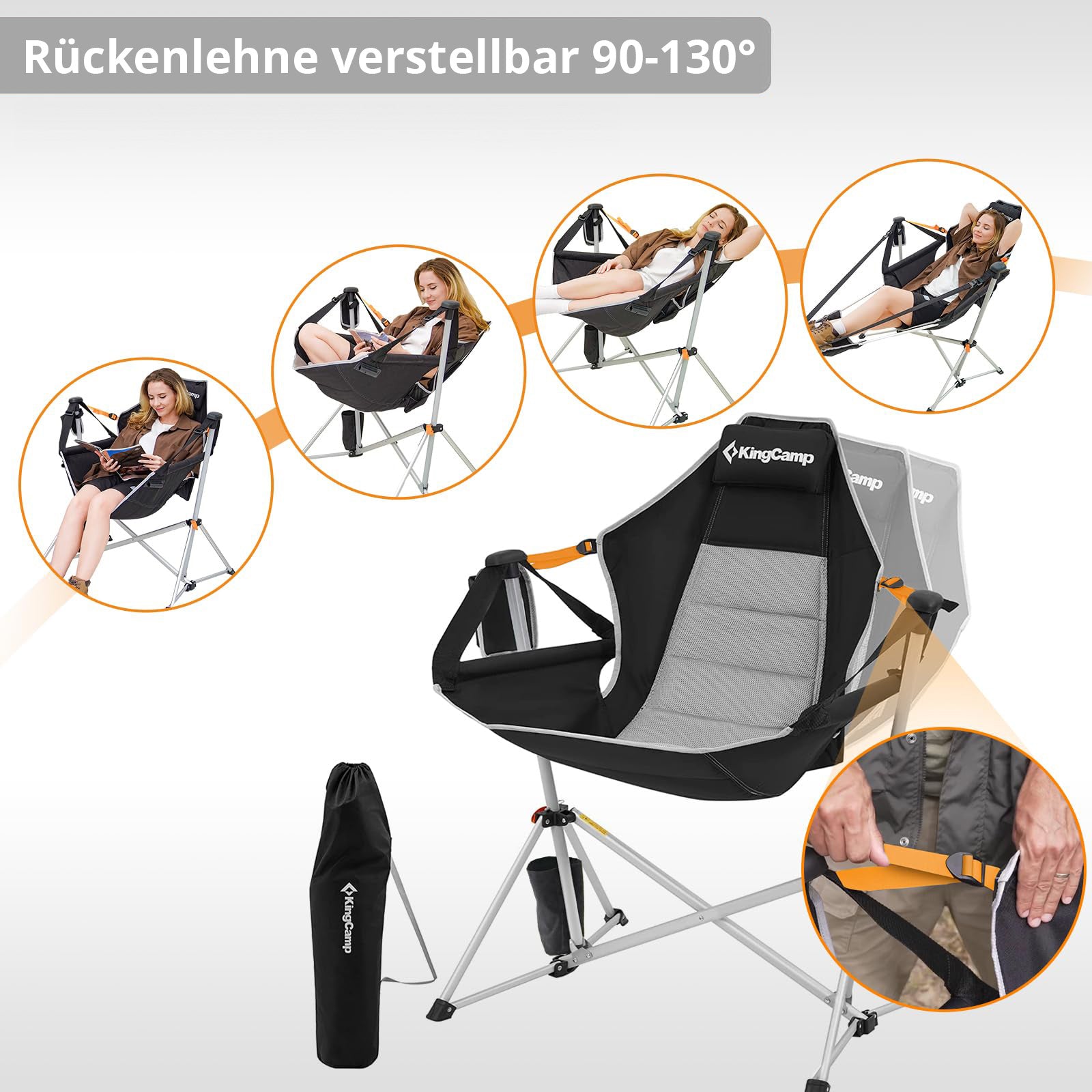 Campingstuhl Orchid Rocking Chair Deluxe