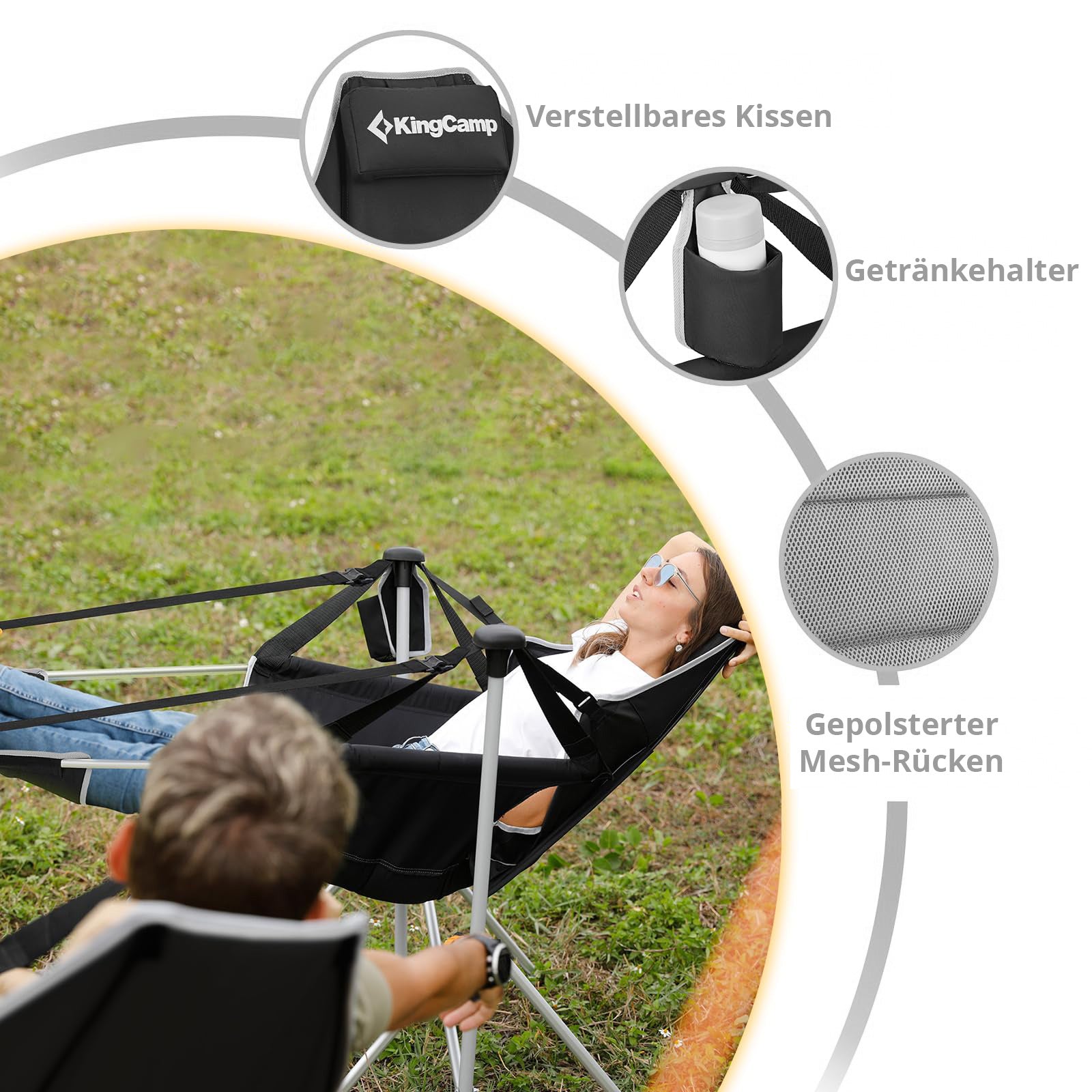 Chaise de camping Orchid Rocking Chair Deluxe