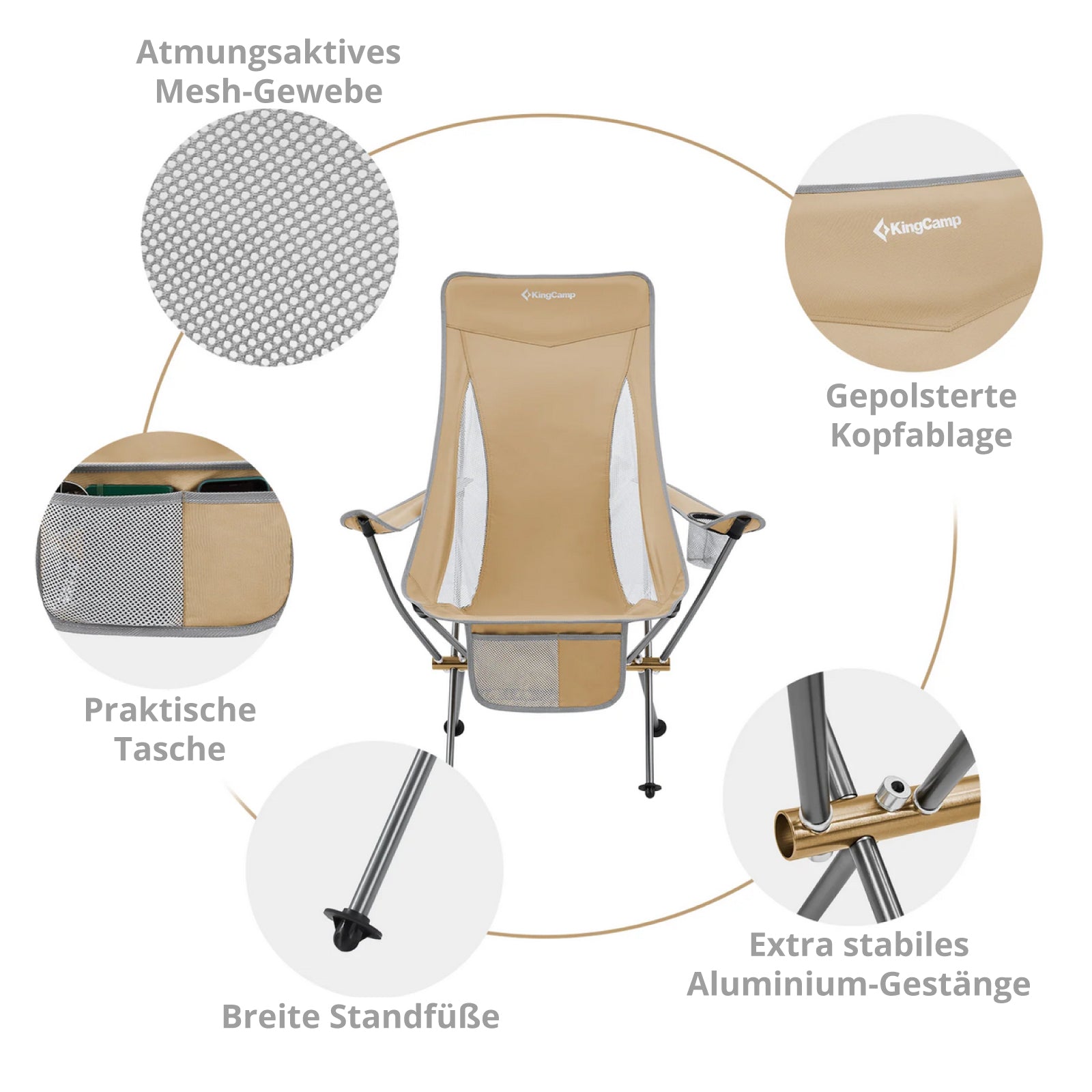 Chaise de camping Cataby Deluxe