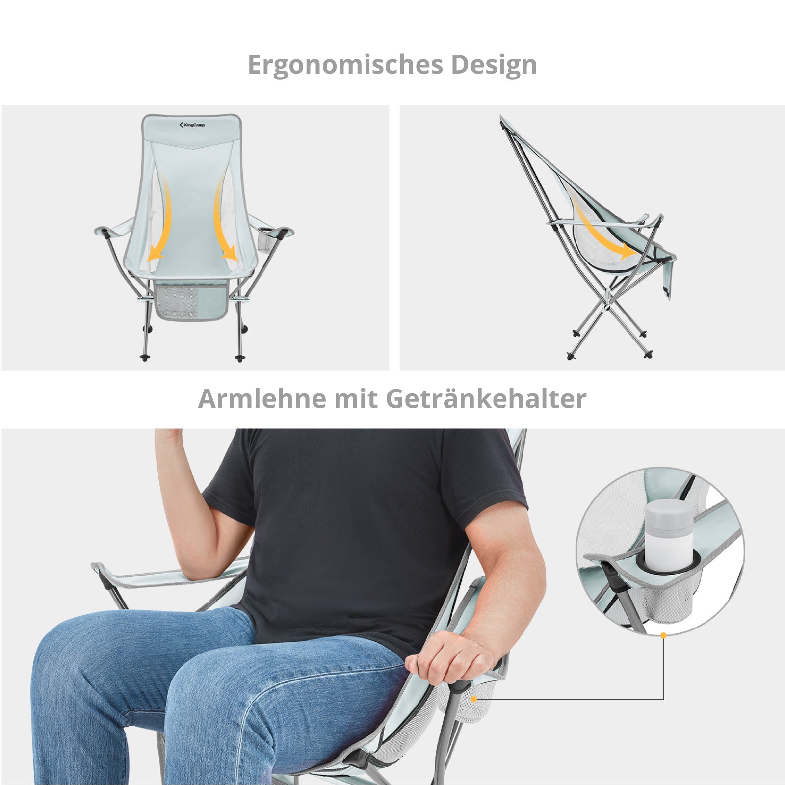 Chaise de camping Cataby Deluxe