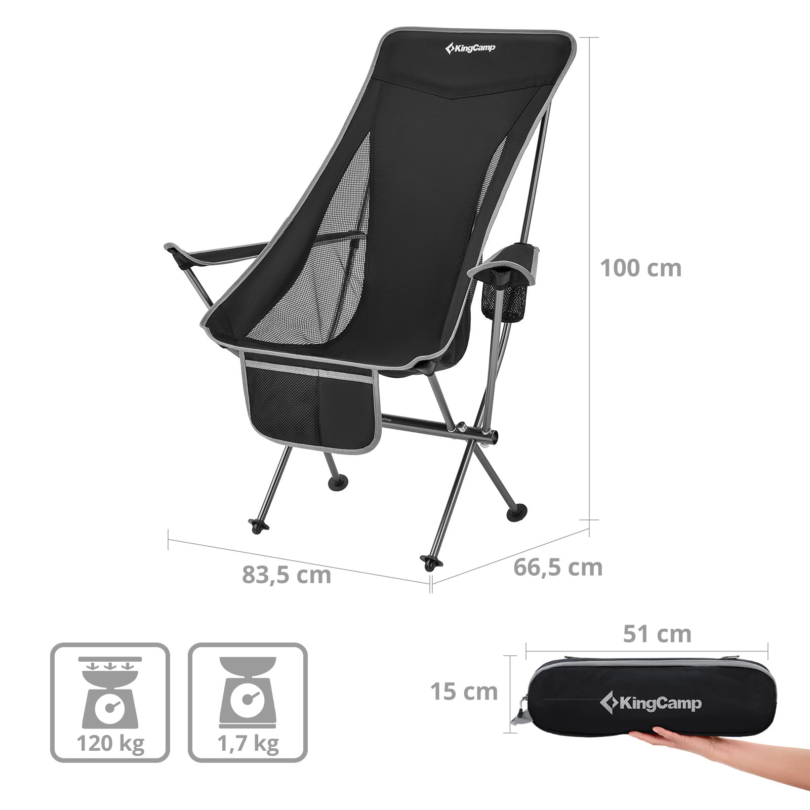 Campingstuhl Cataby Deluxe