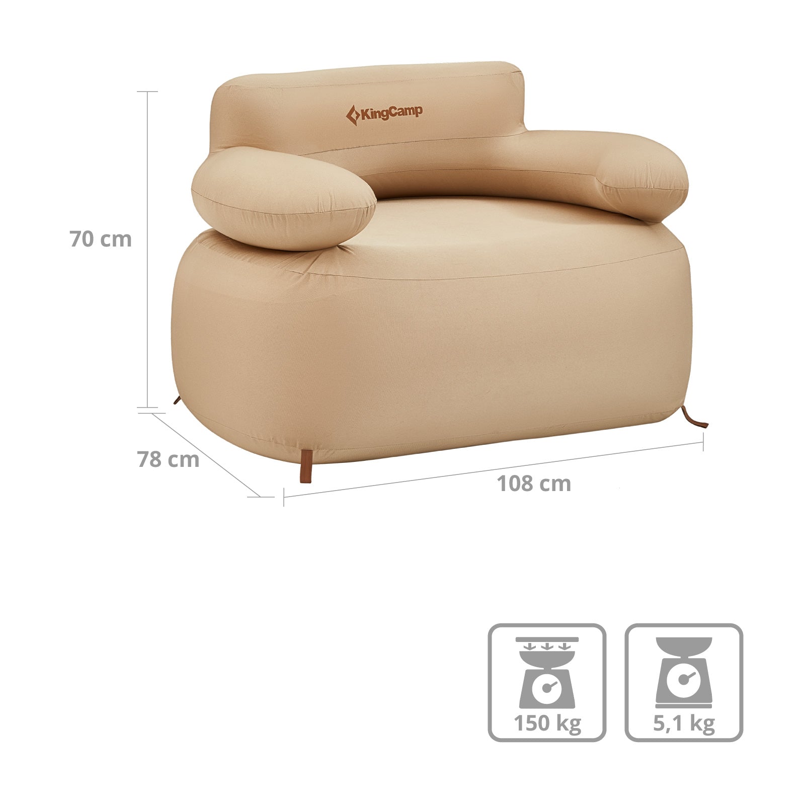 Campingstoel Air Lounger