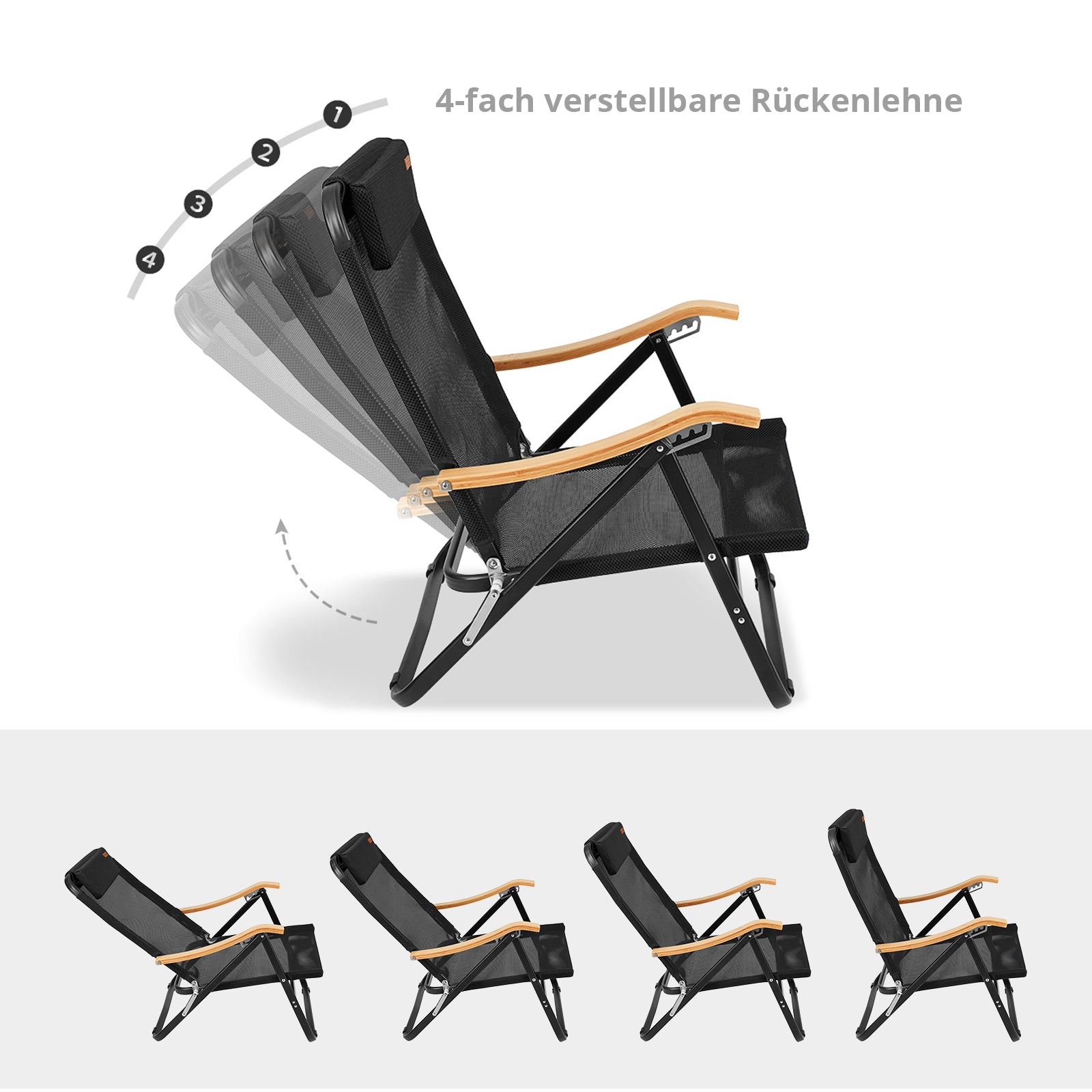 Chaise de camping Hayden