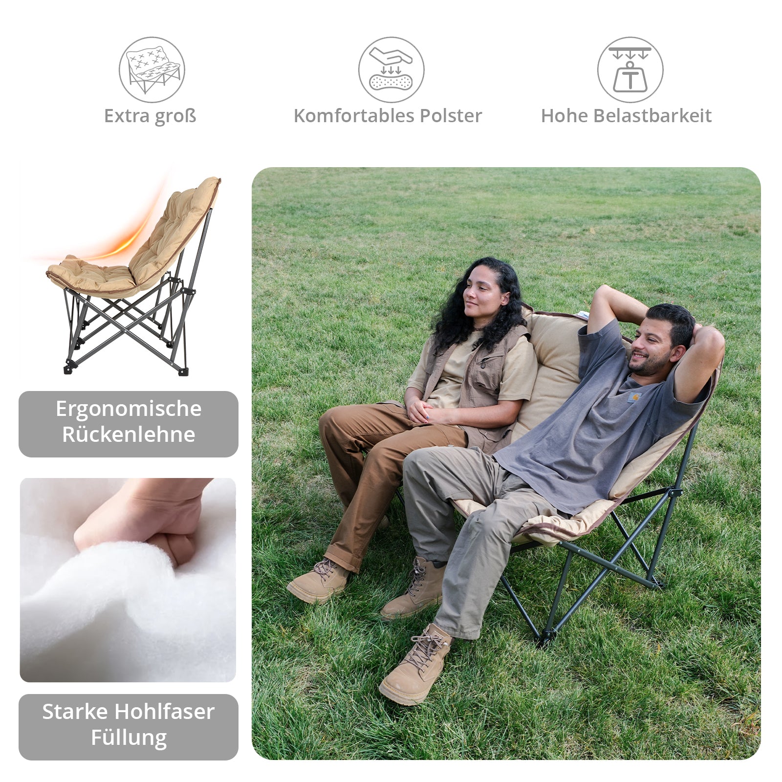 Campingstoel Lindon Relax Sofa