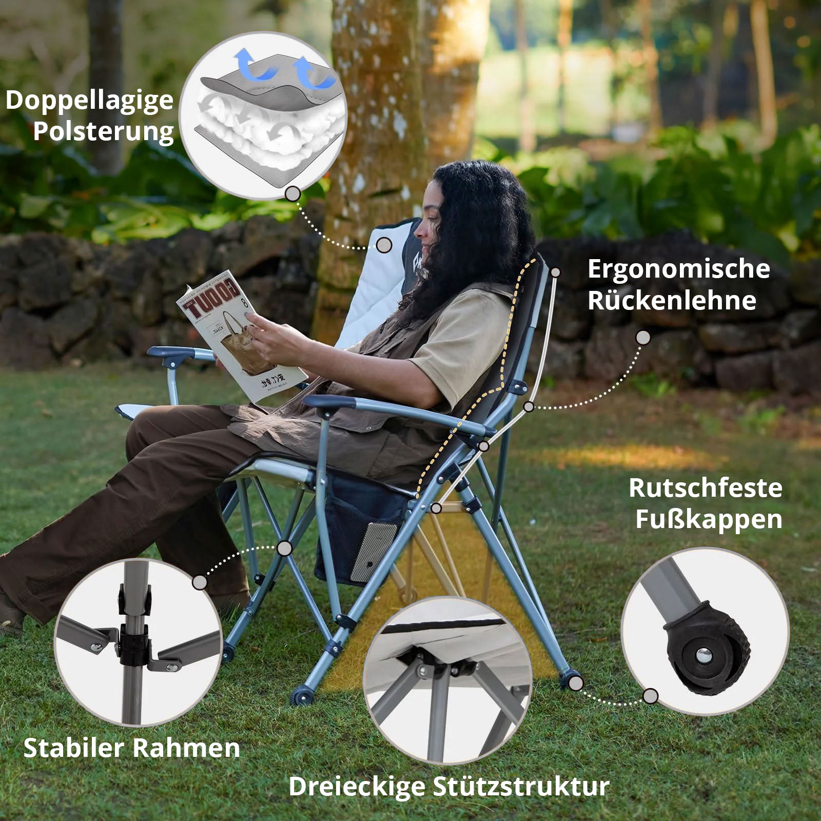 Campingstuhl Comfort Duo