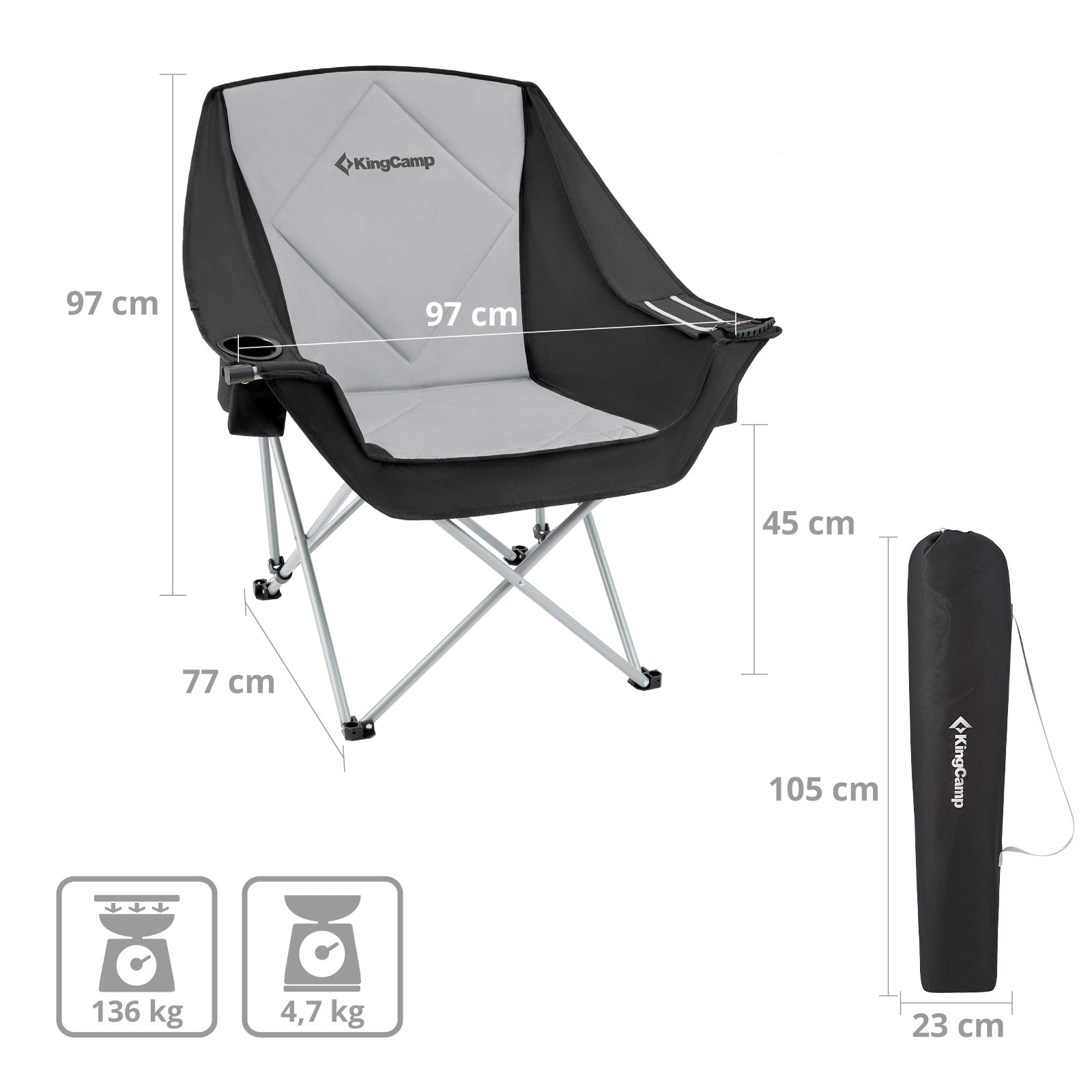 Chaise de camping Chaise de relaxation