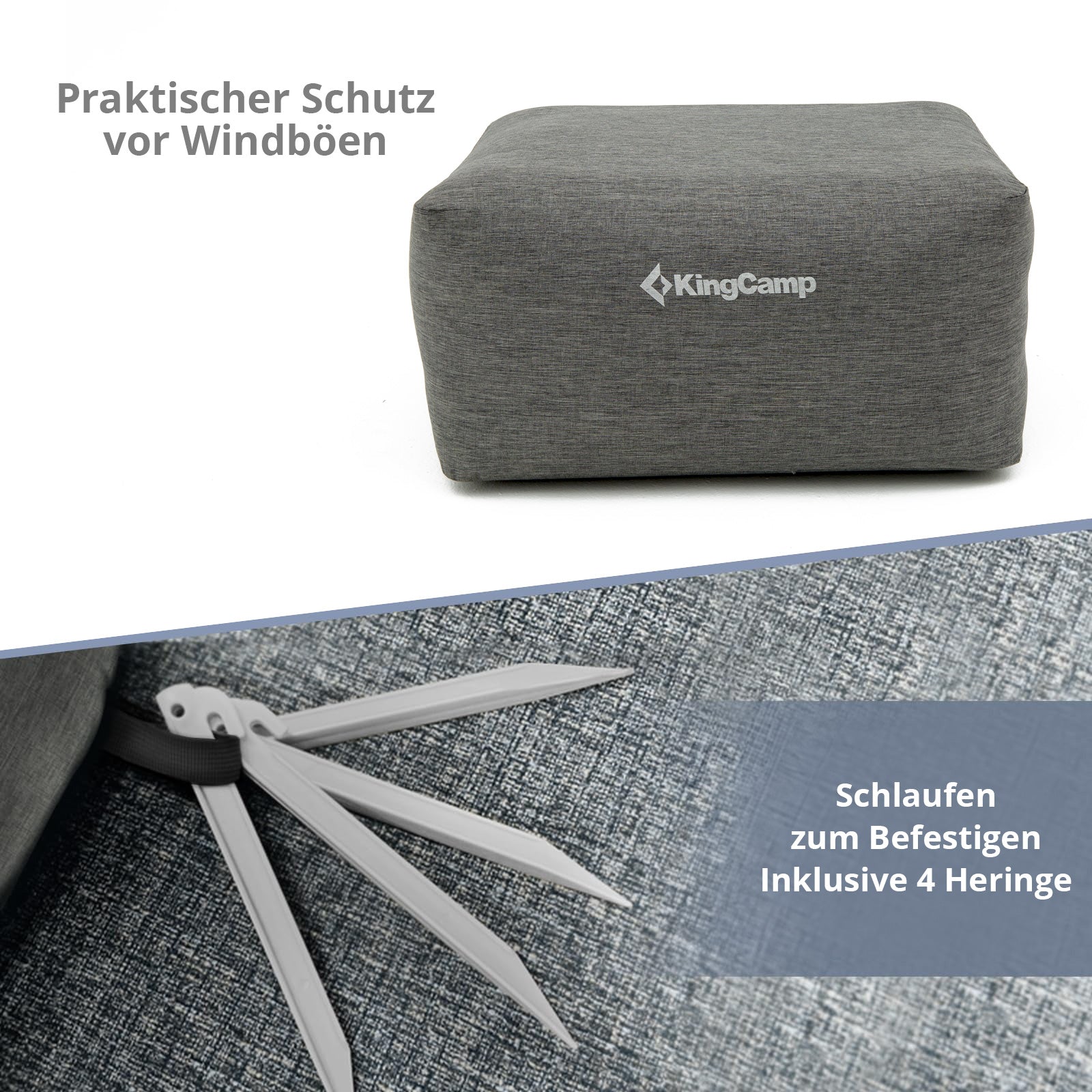 Campingsitz Air Cube Granite