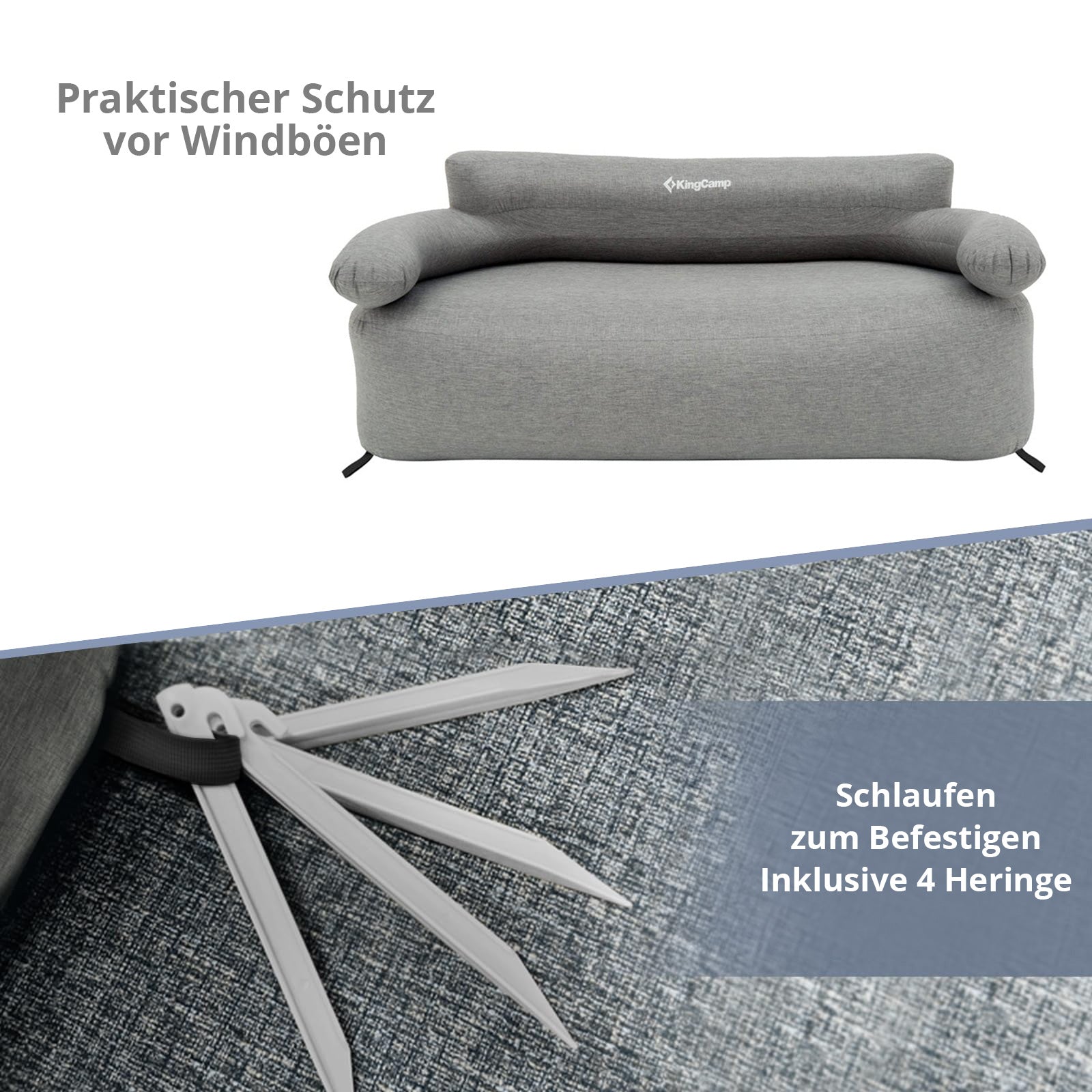 Campingcouch Air Sofa Granite